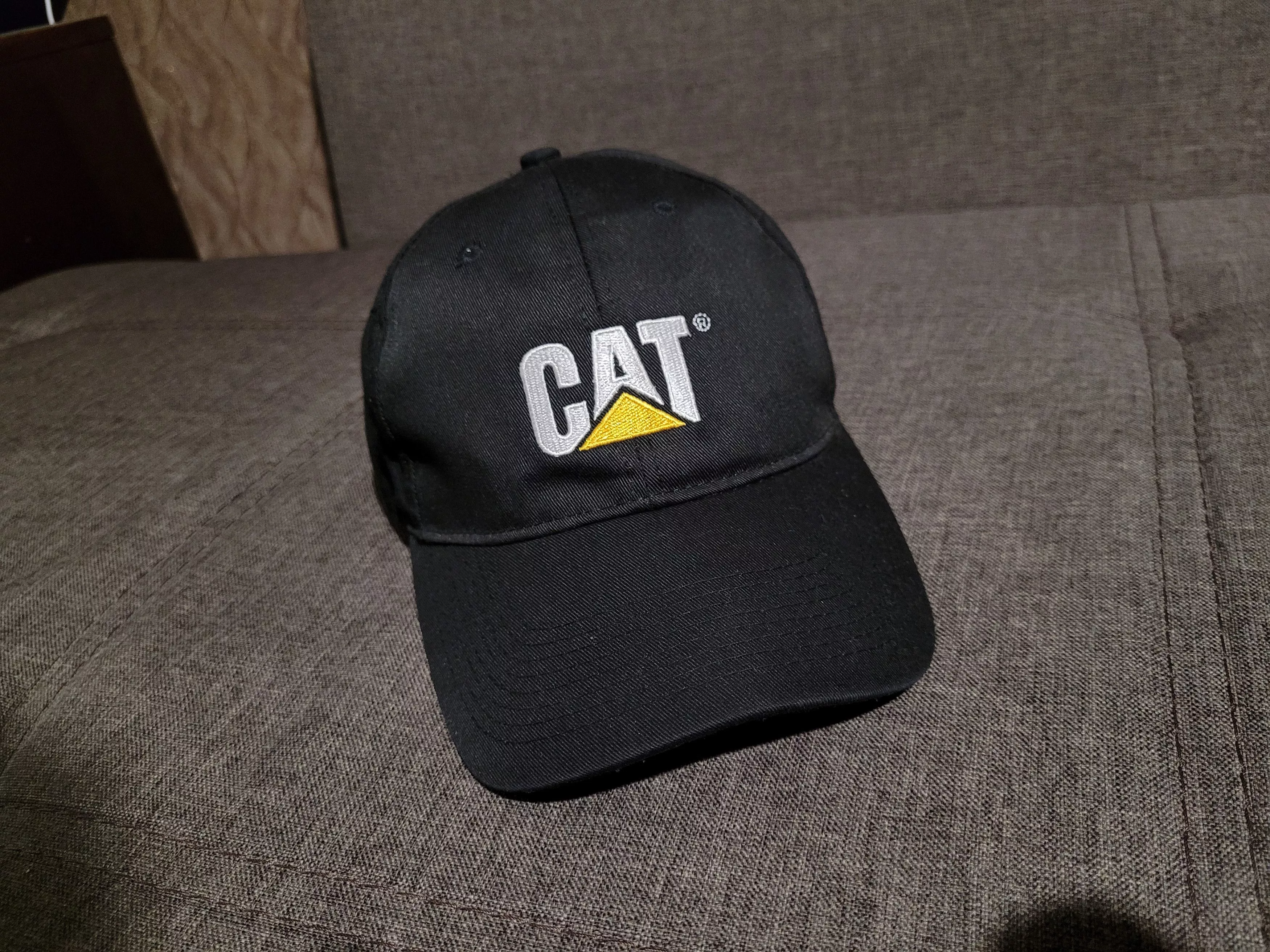 Caterpillar Hats Caterpillar × Vintage Vintage cap Catepillar Black