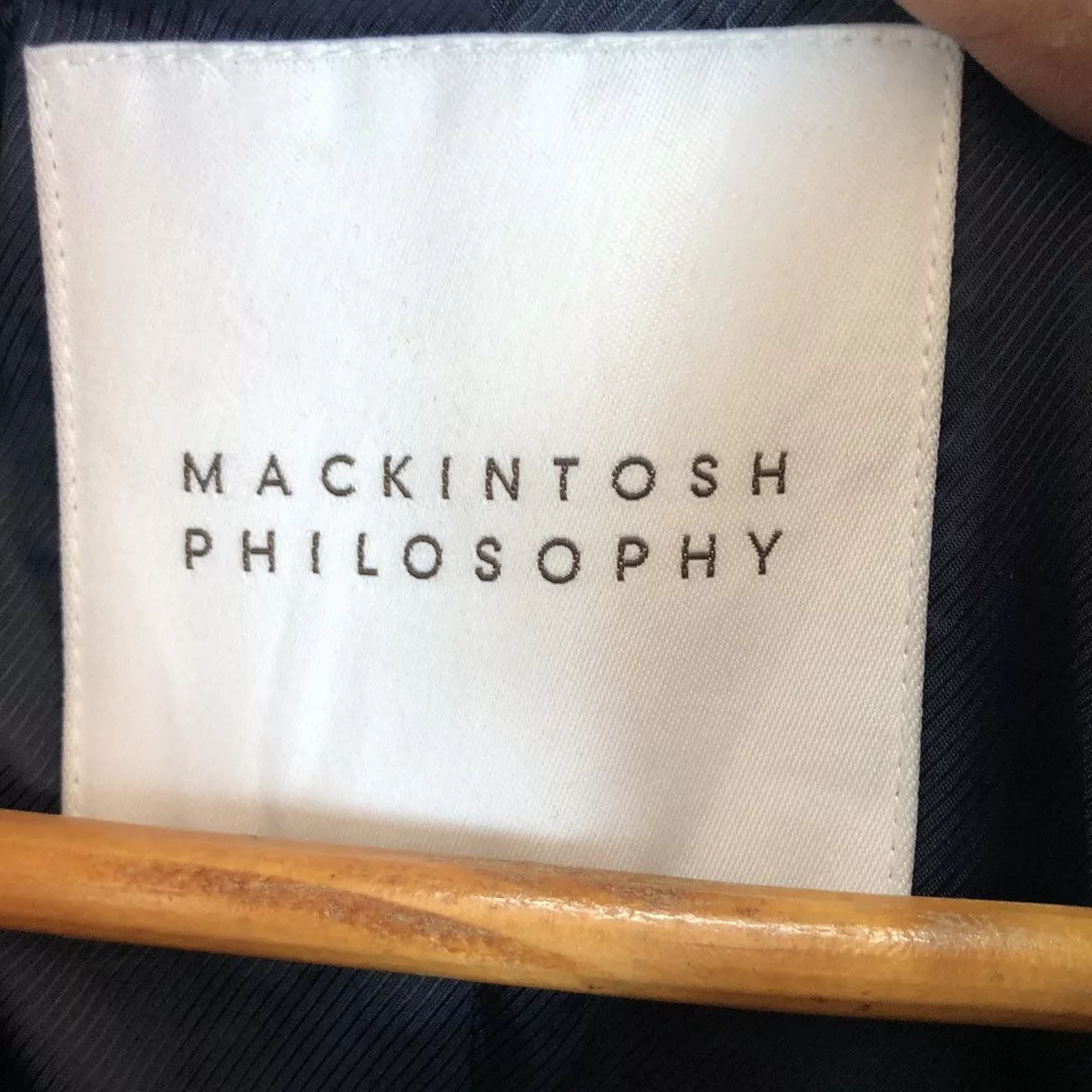 Mackintosh Heavy Coats MACKINTOSH PHILOSOPHY ADMIRAL MELTON WOOL JACKET Blue