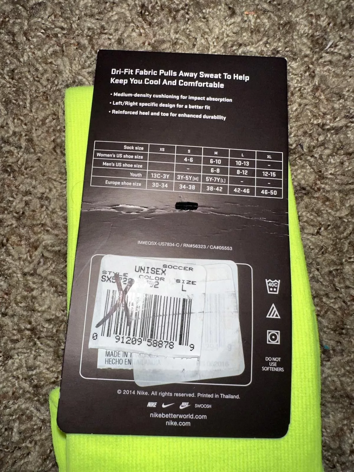 Nike Socks Underwear Nike Academy OTC Socks Green