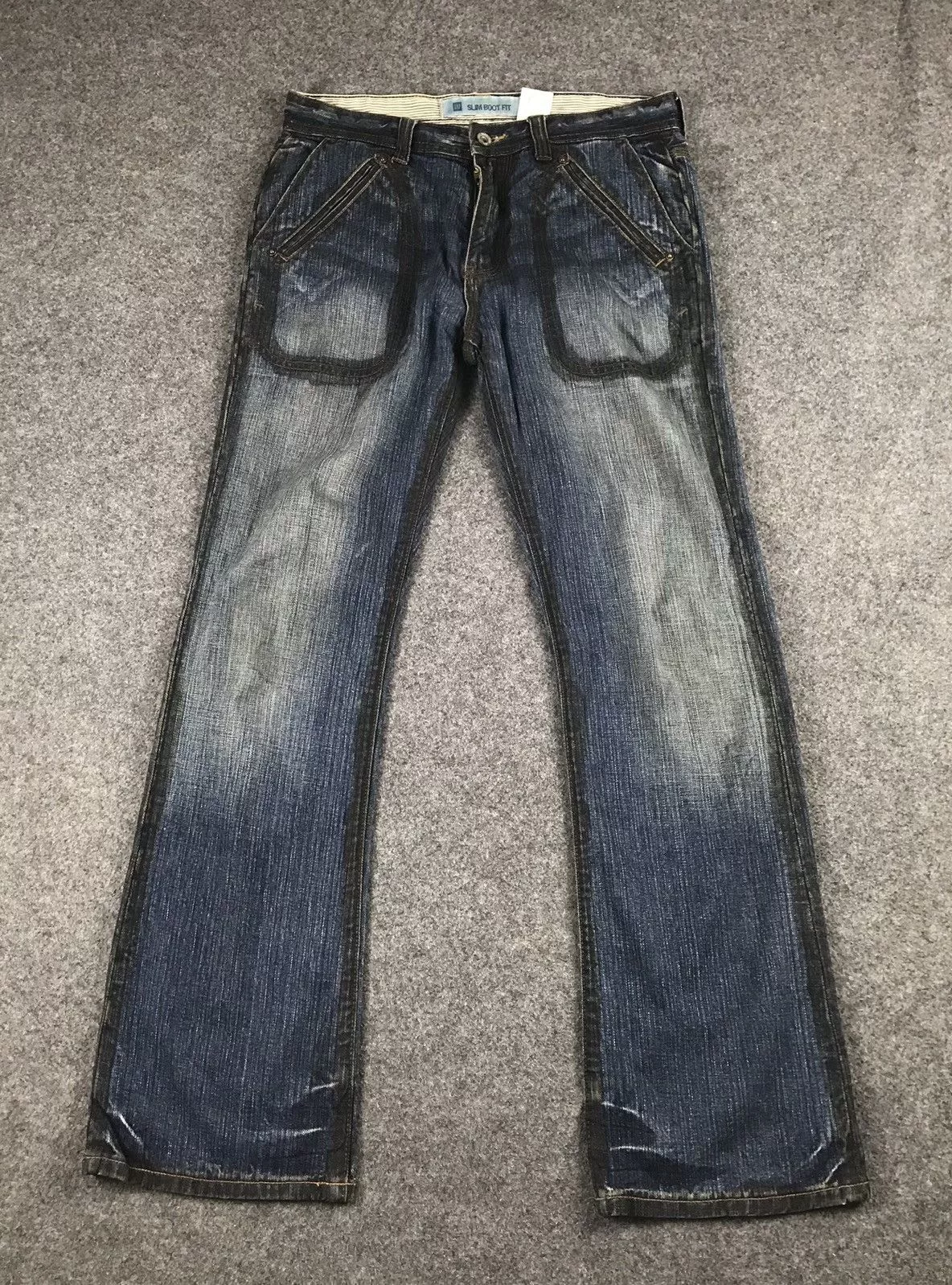 Gap Denim Gap × Japanese Brand × Vintage Vintage Gap flare denim Pants Blue