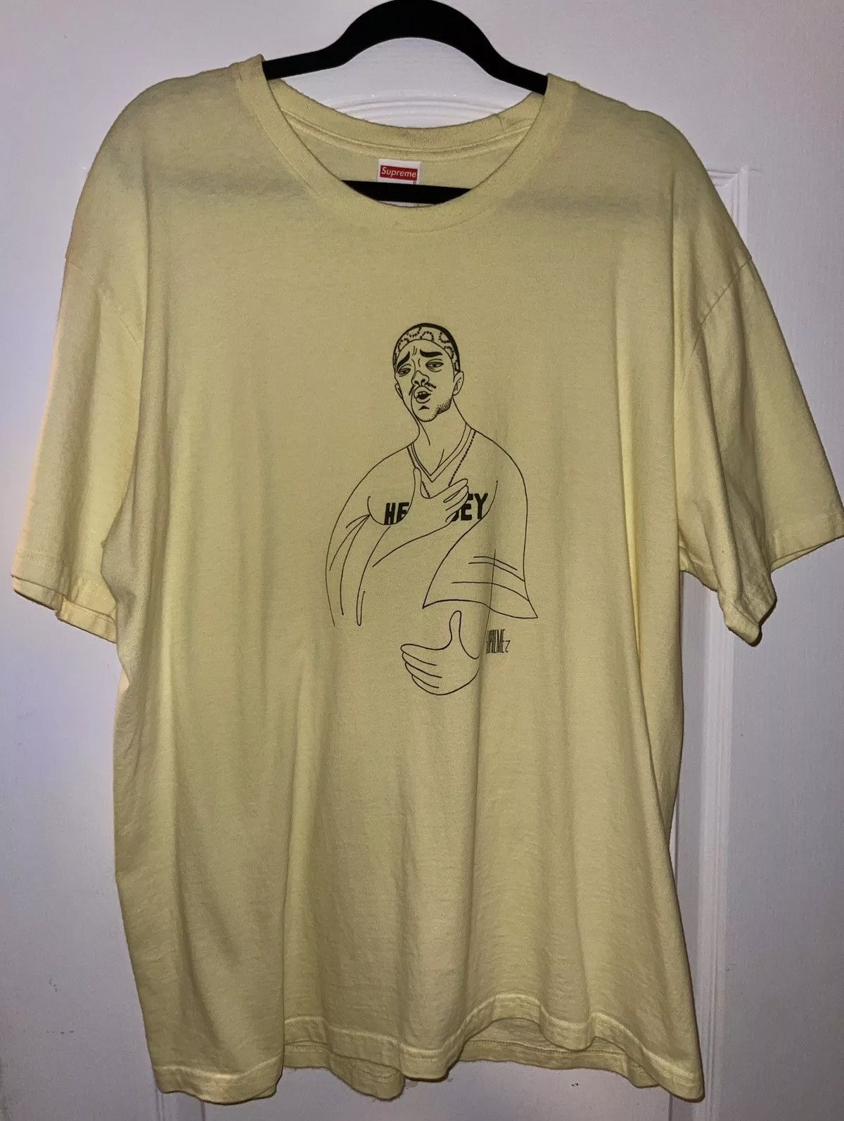 Supreme Short Sleeve T Shirts Supreme Prodigy Tee Yellow