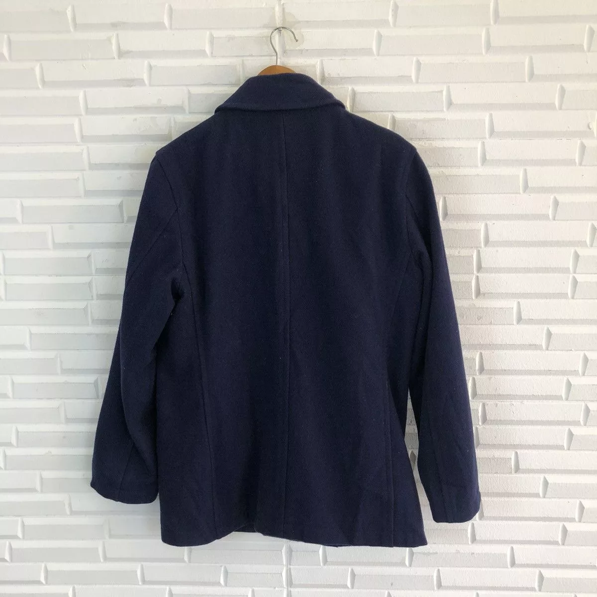 Mackintosh Heavy Coats MACKINTOSH PHILOSOPHY ADMIRAL MELTON WOOL JACKET Blue