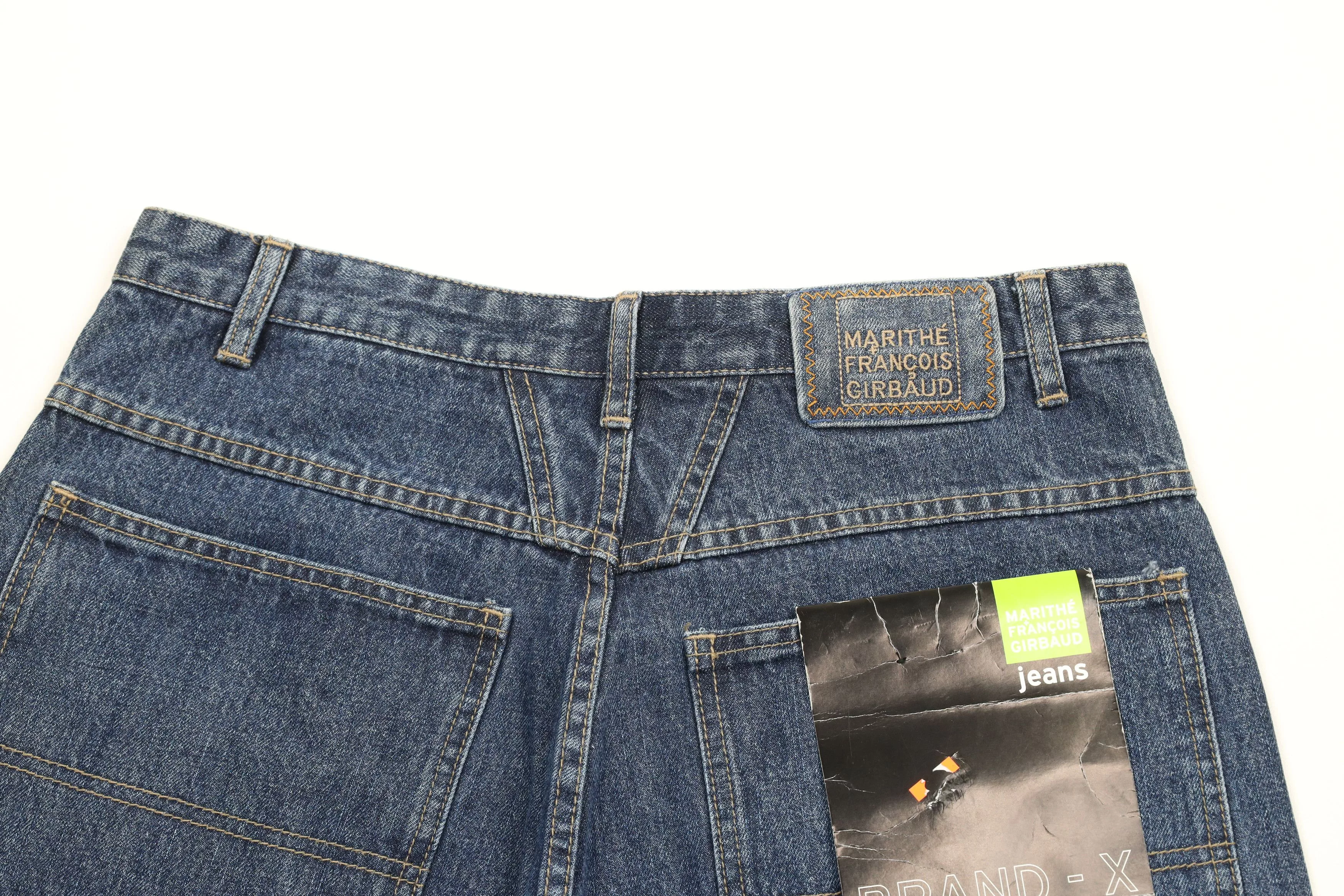 Marithe + Francois Girbaud Shorts Marithe + Francois Girbaud × Vintage Deadstock Vintage Marithe Francois Girbaud Denim Jean Shorts Blue