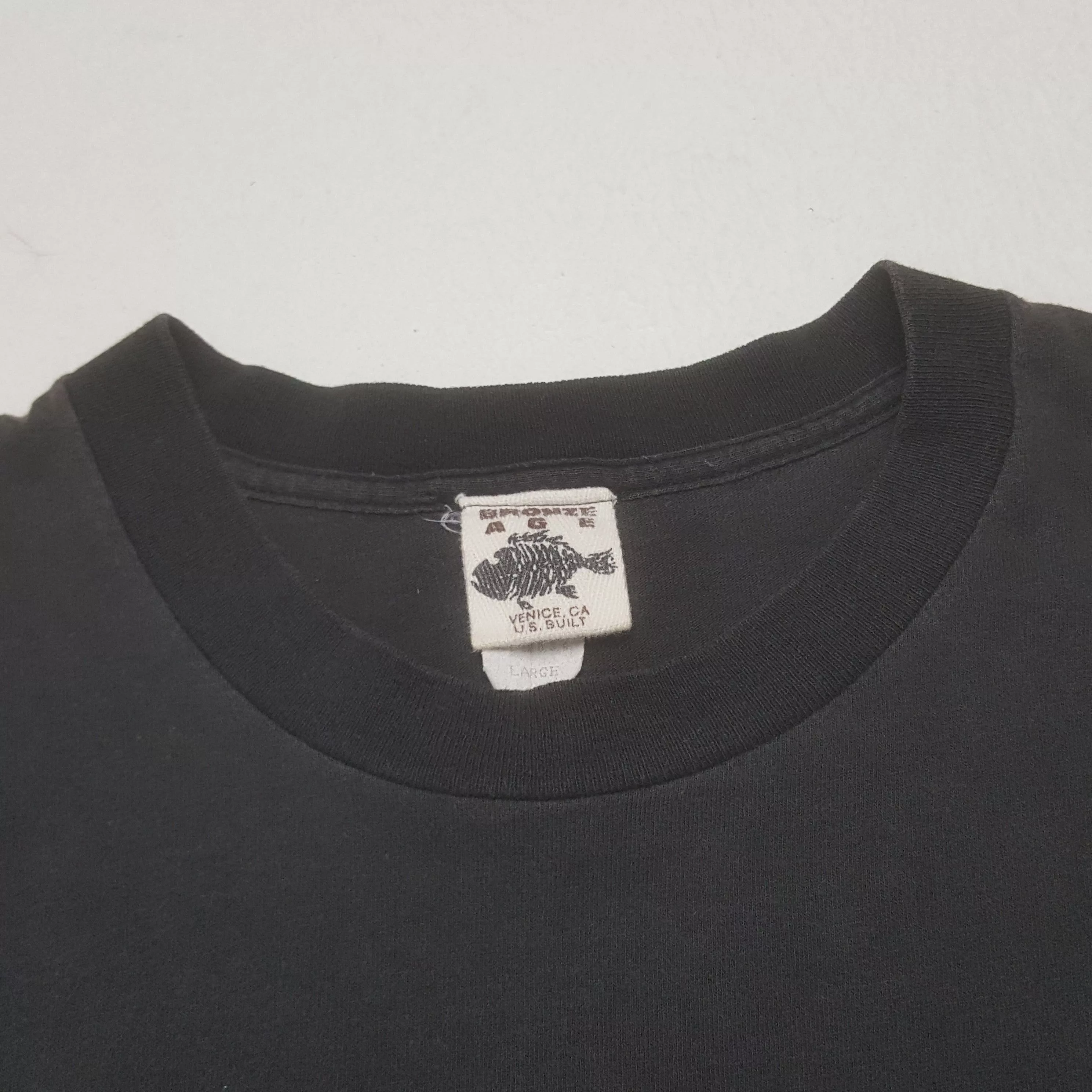Vintage Short Sleeve T Shirts Vintage Bronze Age Tshirt Black