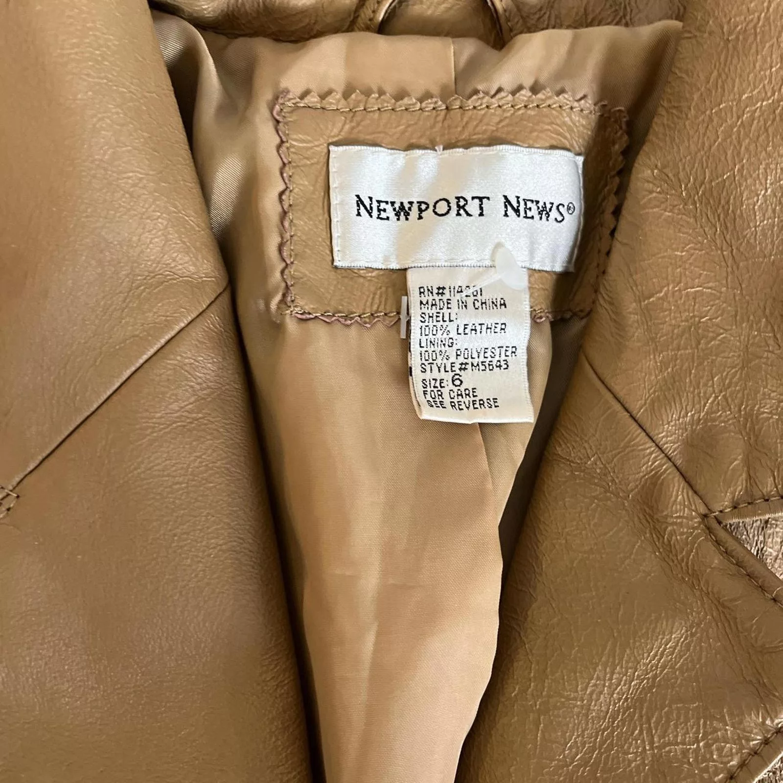 Other Jackets Other Vintage butter leather jacket Brown
