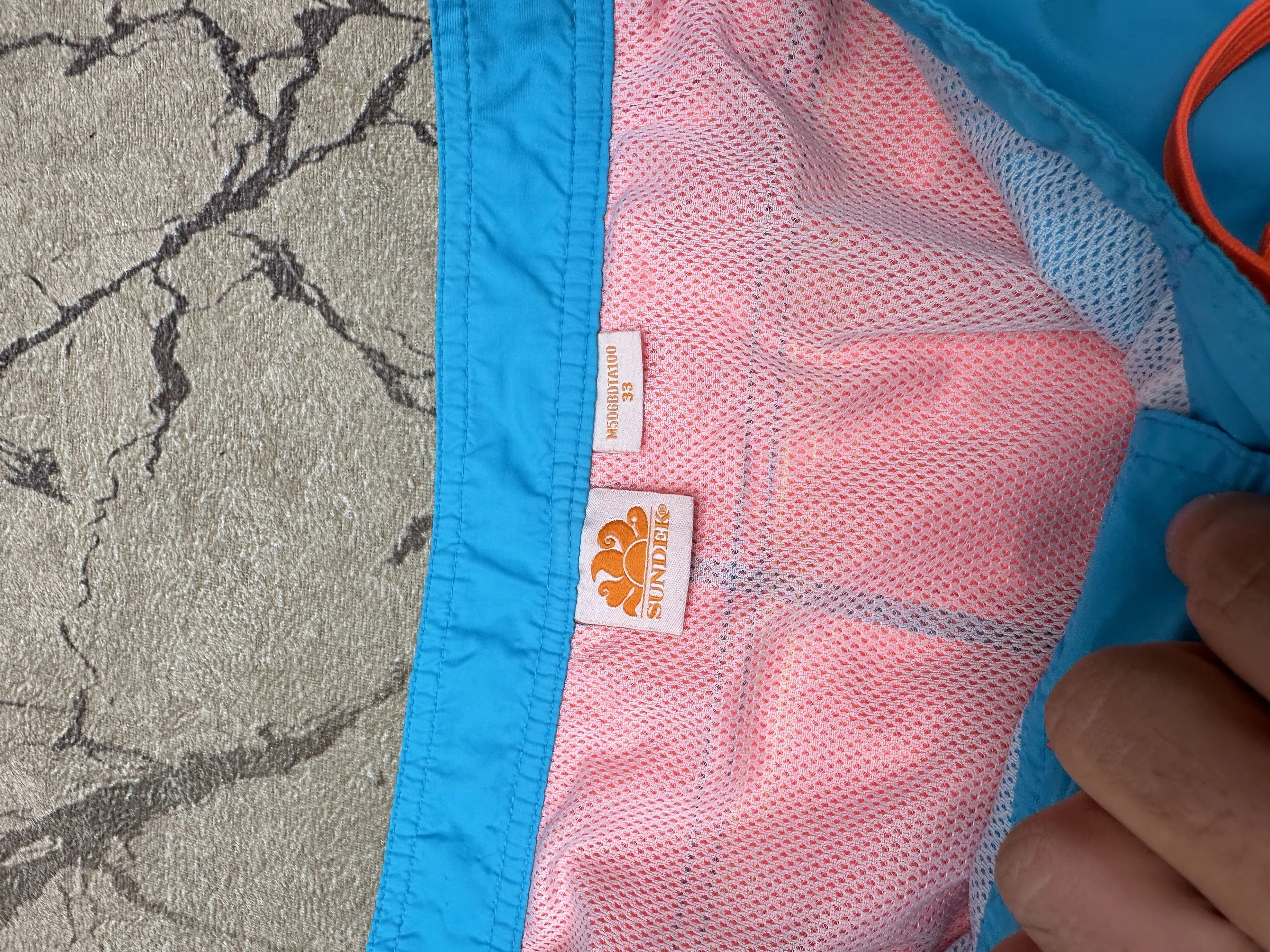 Sundek Swimwear Sundek 33 Beach Board Shorts Swim Trunks Bath Suit Size 33 S Orange