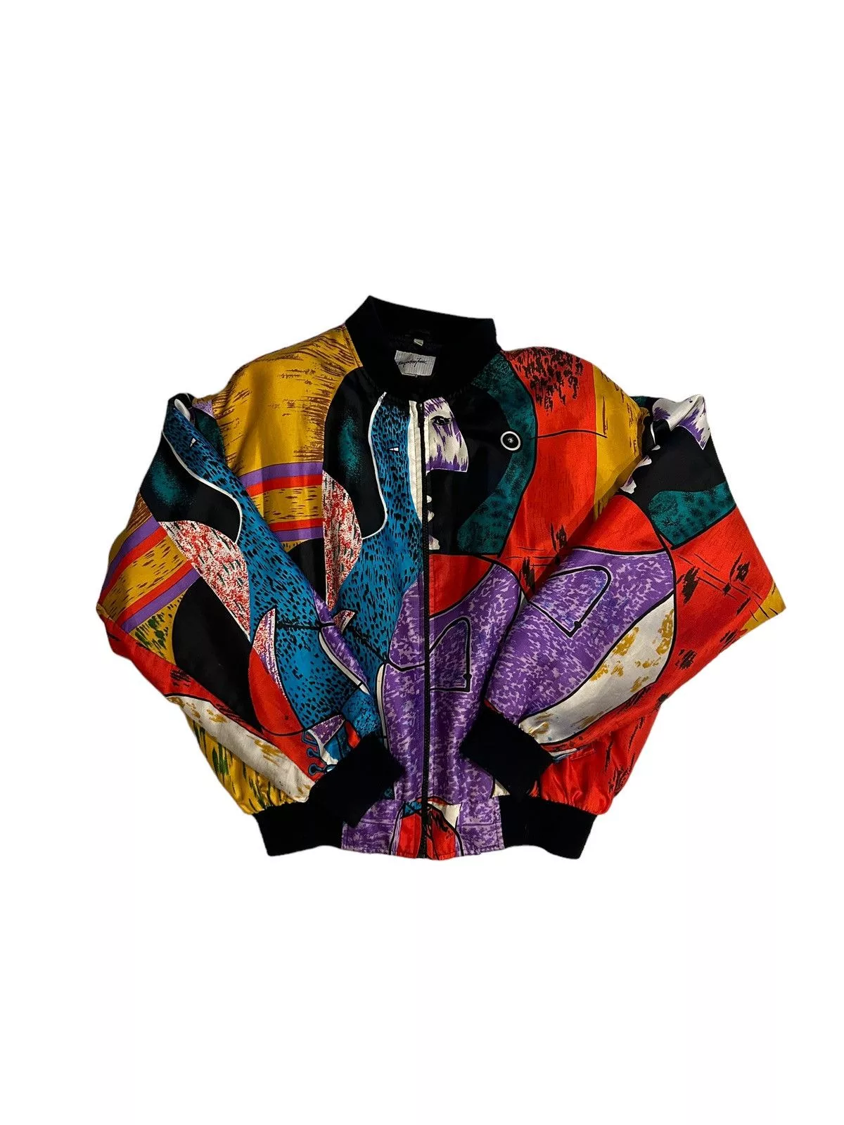 Vintage Jackets Vintage Vtg Jacqueline Ferrar Picasso Bomber Jacket Red