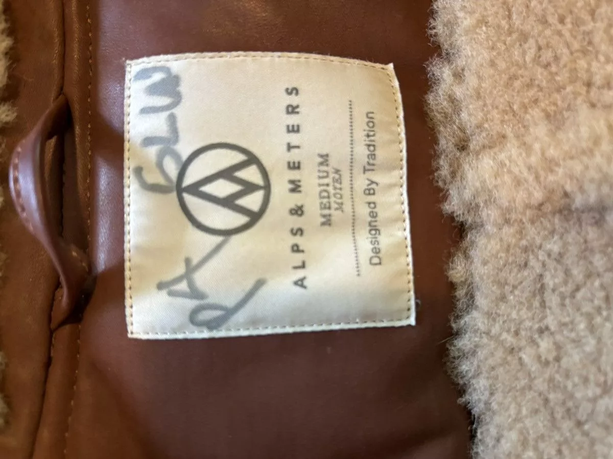 Other Leather Jackets Other Alps & meters leather ski jacket Black