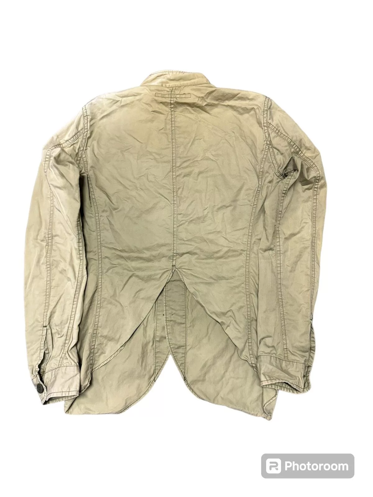 TALKING ABOUT THE ABSTRACTION Shirts Button Ups TALKING ABOUT THE ABSTRACTION MILITARY STYLE SHIRT Green Vintage