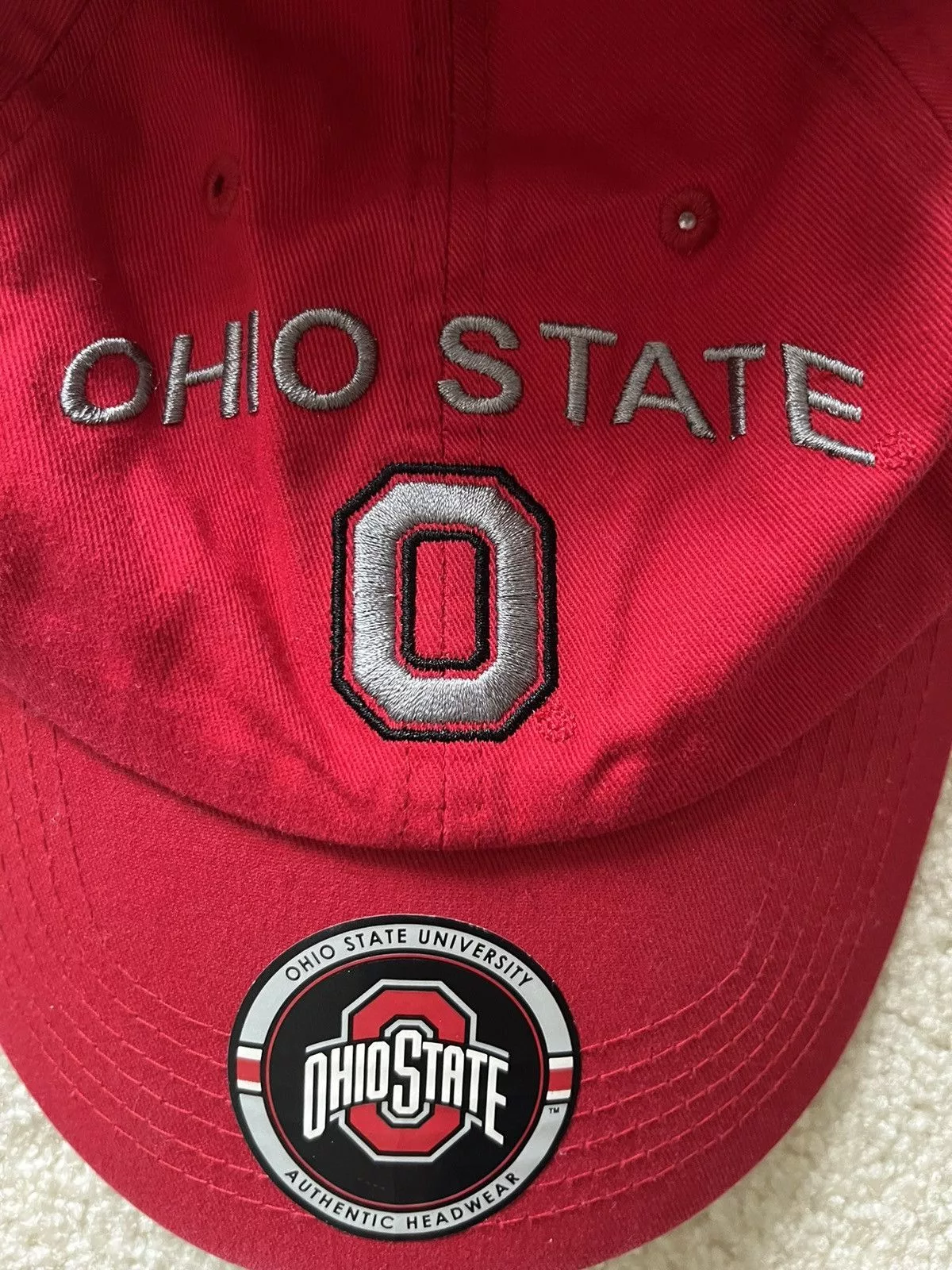 Other Hats Other Ohio State Baseball Cap Red
