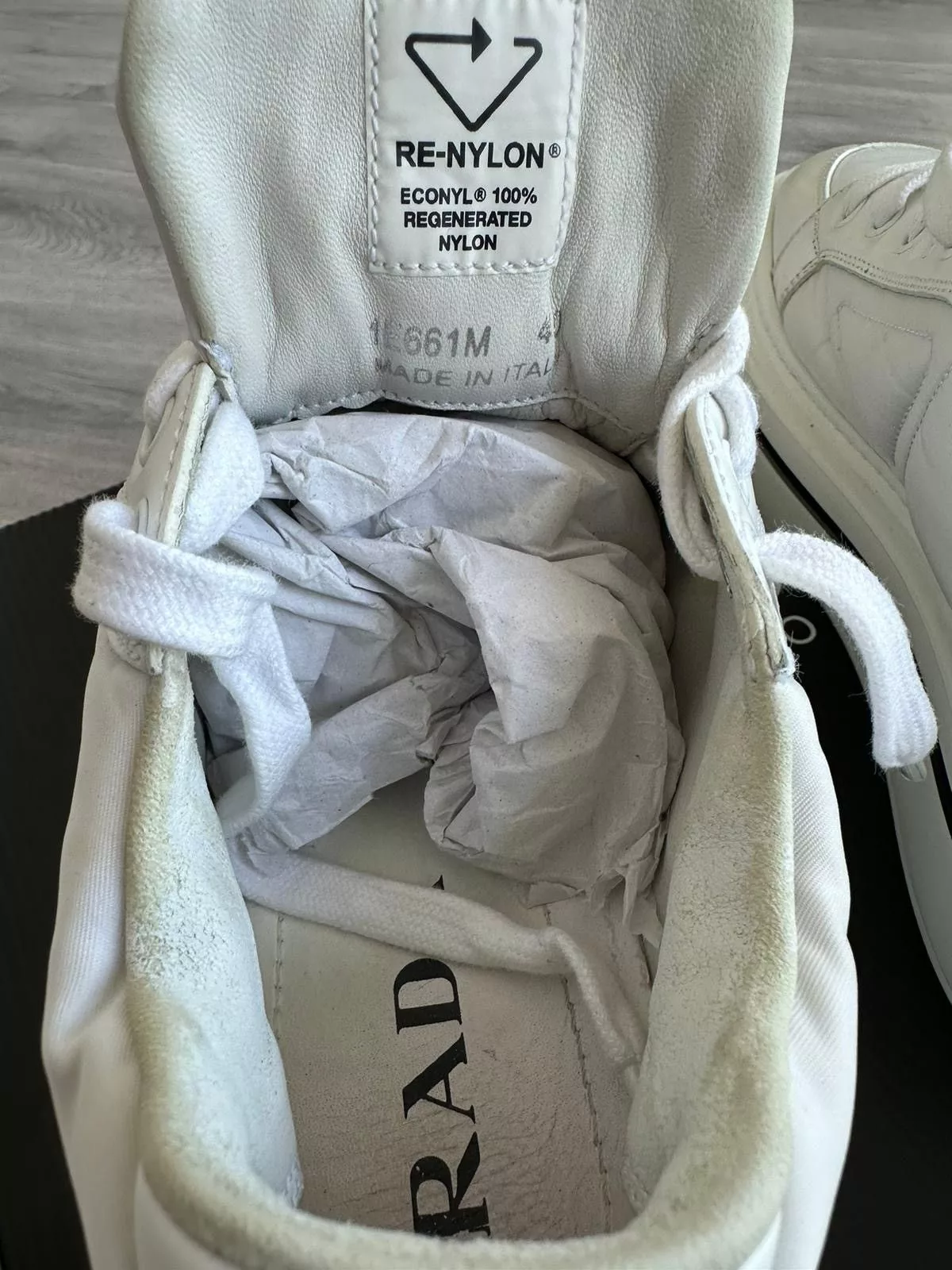 Prada Low Top Sneakers prada macro sneakers White
