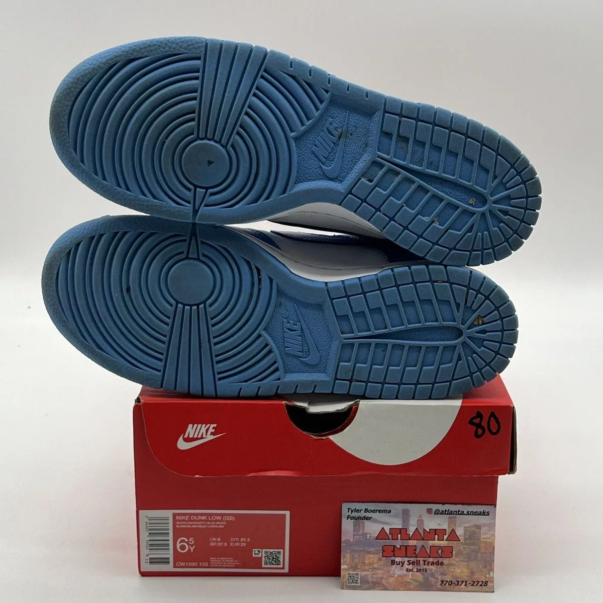 Nike Low Top Sneakers Nike dunk low university blue White