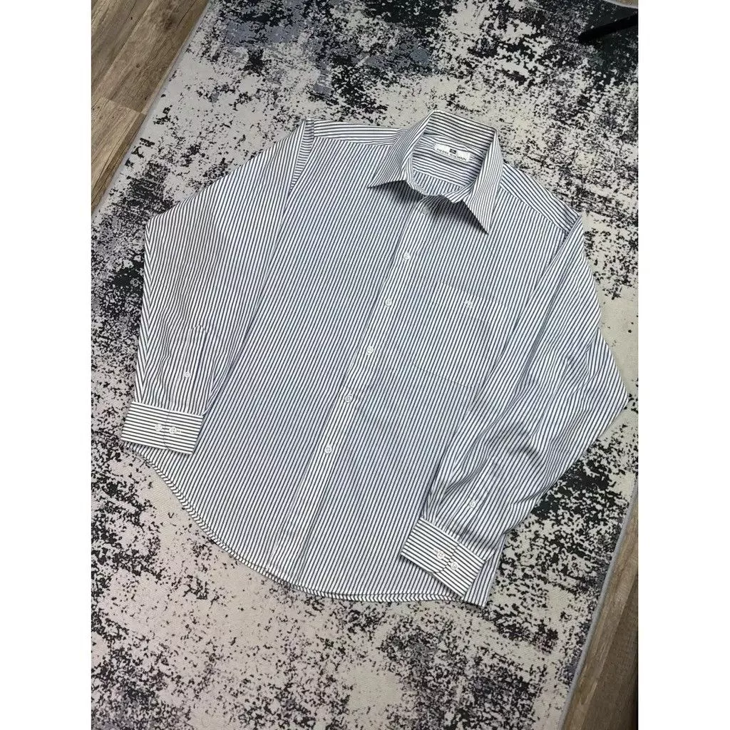 Pierre Balmain Shirts Button Ups Pierre Balmain Balmain Shirt Striped Blue Size fit XL/XXL