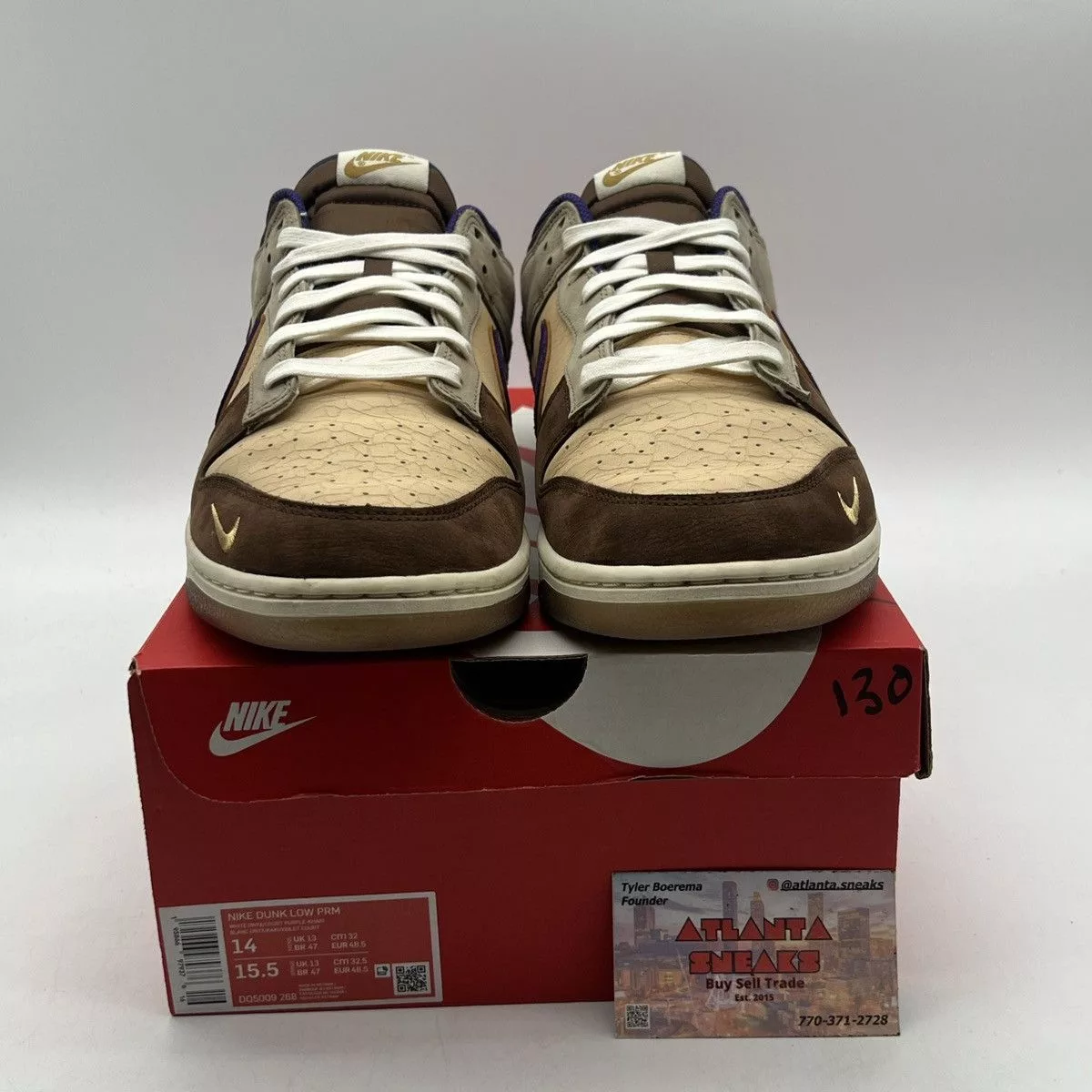 Nike Low Top Sneakers Nike dunk low Setsubun Brown