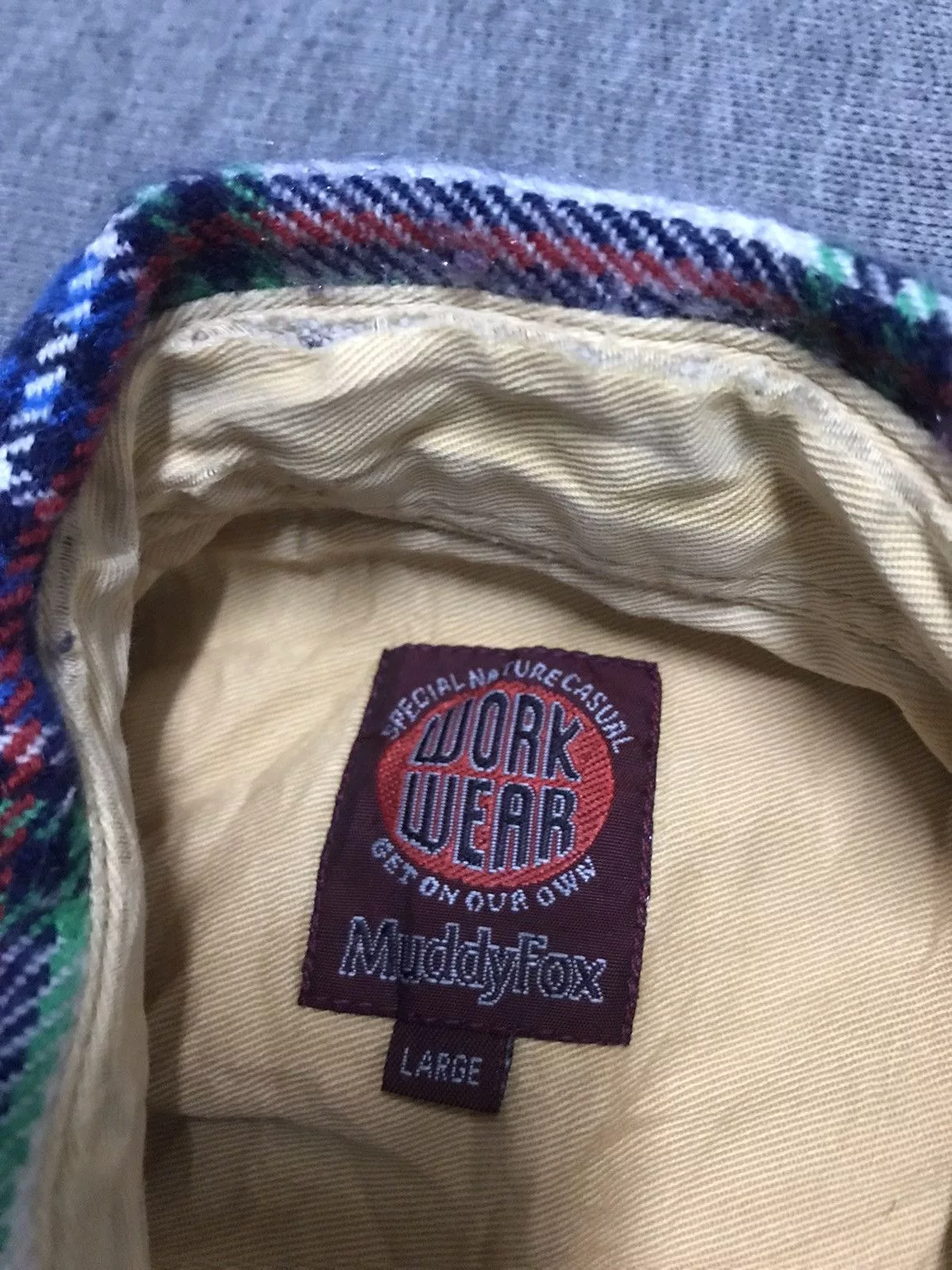 Vintage Shirts Button Ups Vintage MuddyFox Work Wear Flannel Multi
