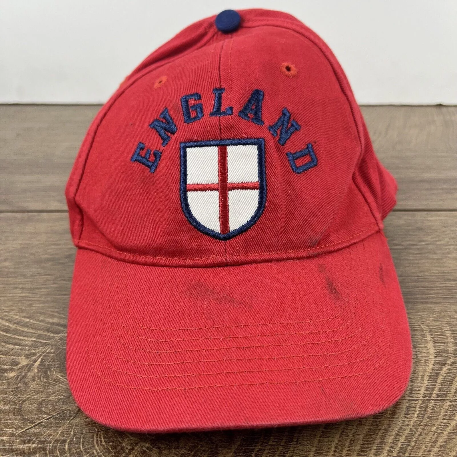 Other Hats Other England Hat England Baseball Hat Red Adjustable Hat Red Adul