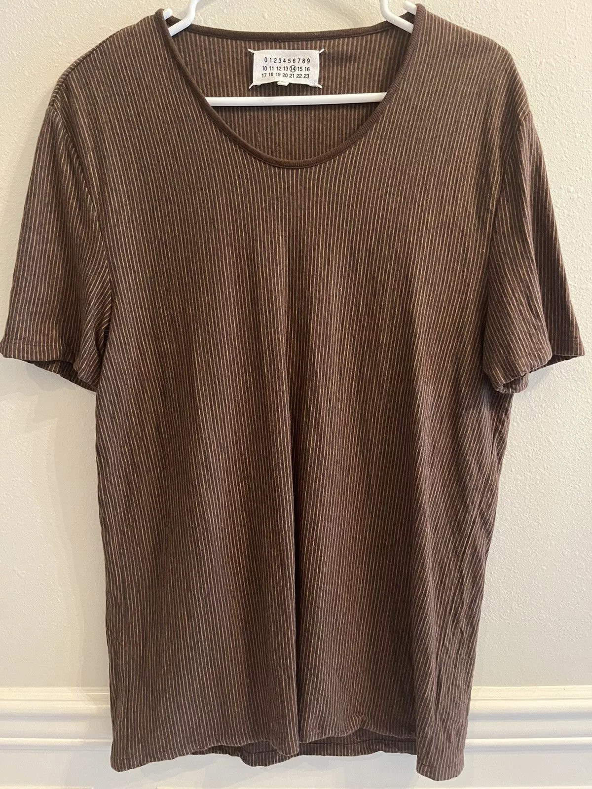 Maison Margiela Short Sleeve T Shirts Maison Margiela tee Brown