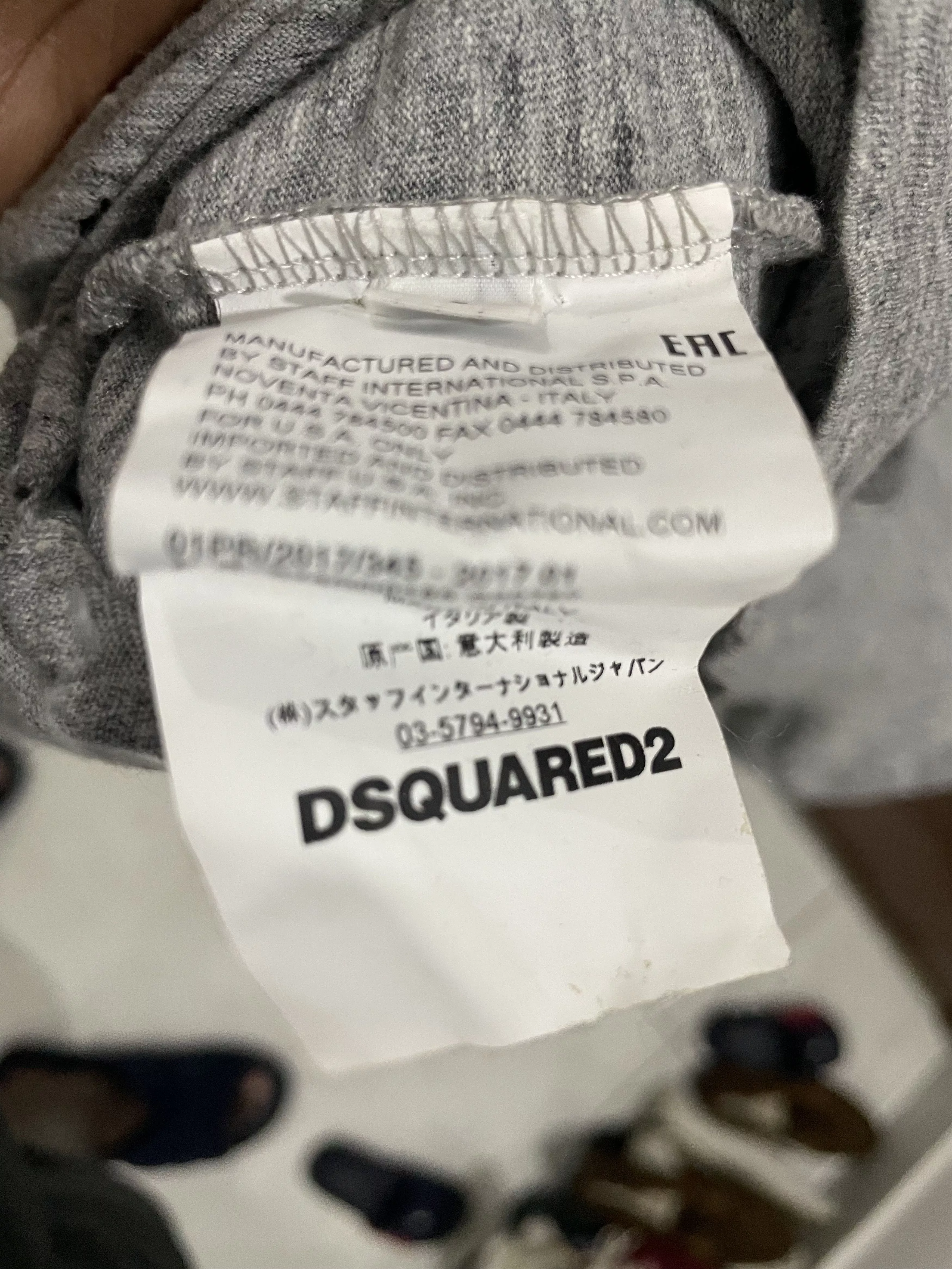 Dsquared2 Short Sleeve T Shirts Dsquared2 tshirt Gray
