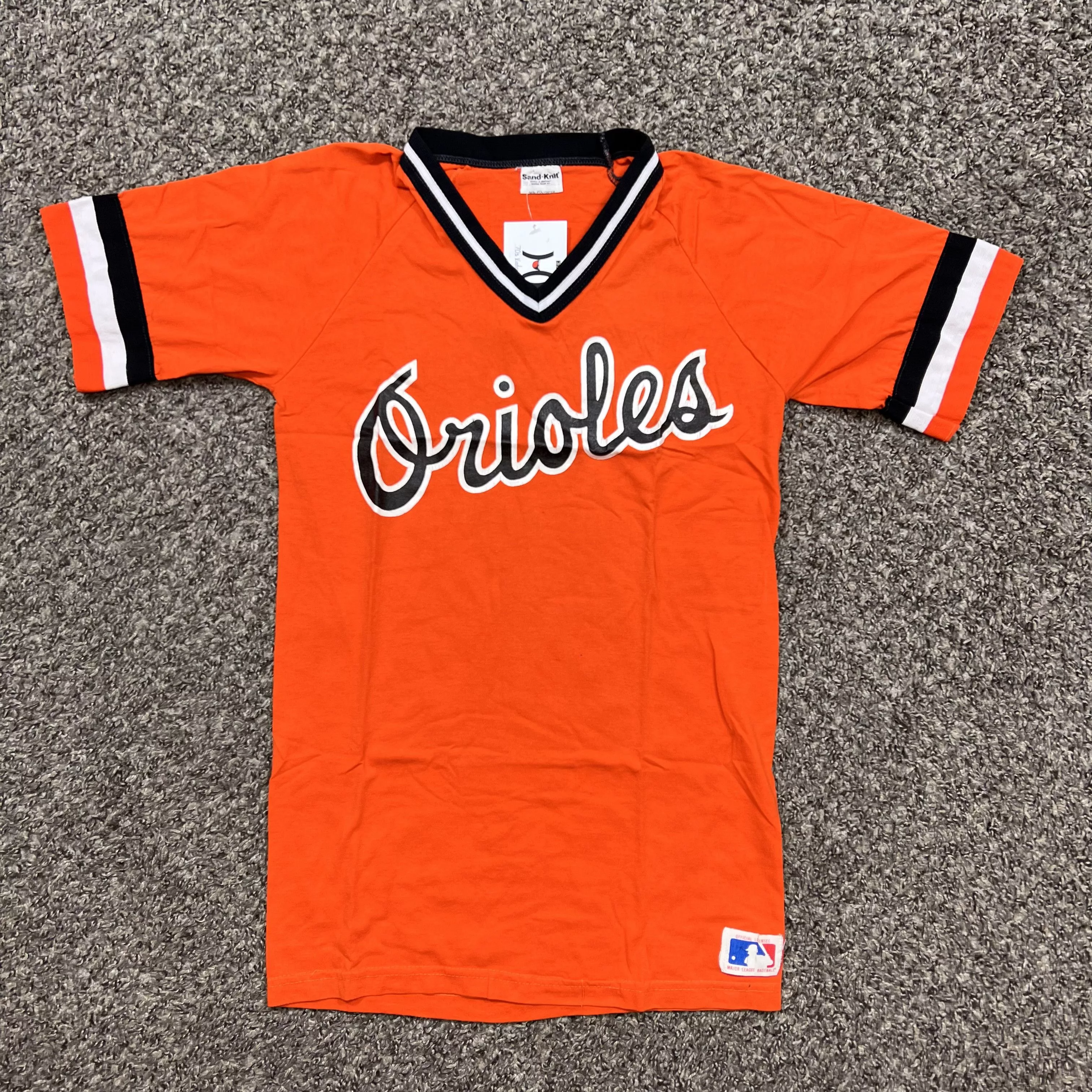 MLB Jerseys MLB × Vintage 1970’s Vintage Orioles Nameless Jersey Orange