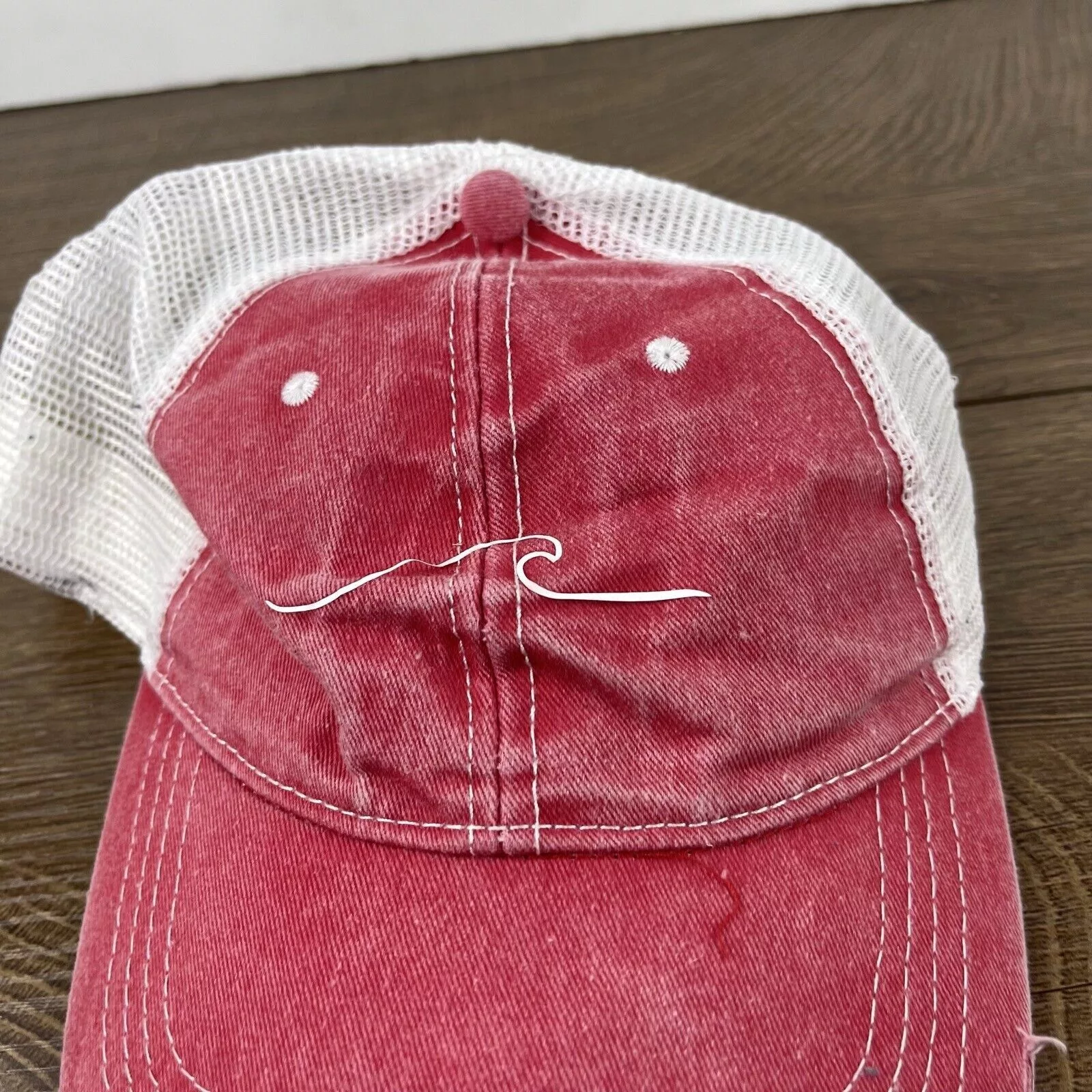 Other Hats Other Waves Hat Red Adjustable Hat Red Adult Size Hat