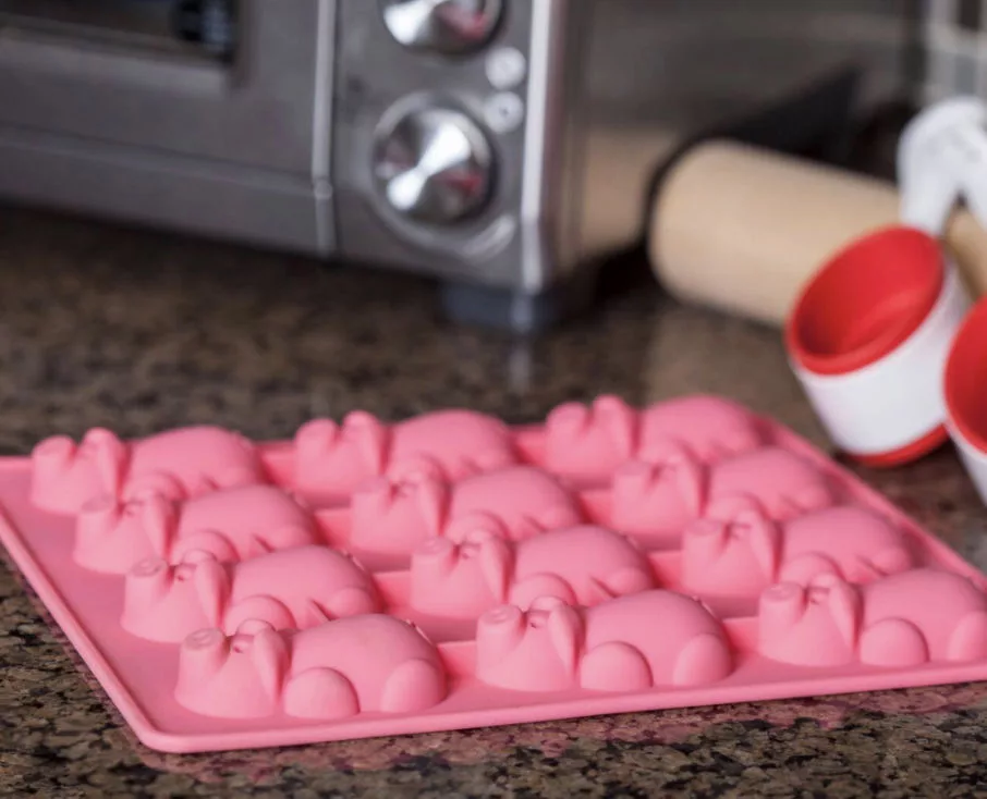 12 Little Pigs in Blankets, Silicone Mold