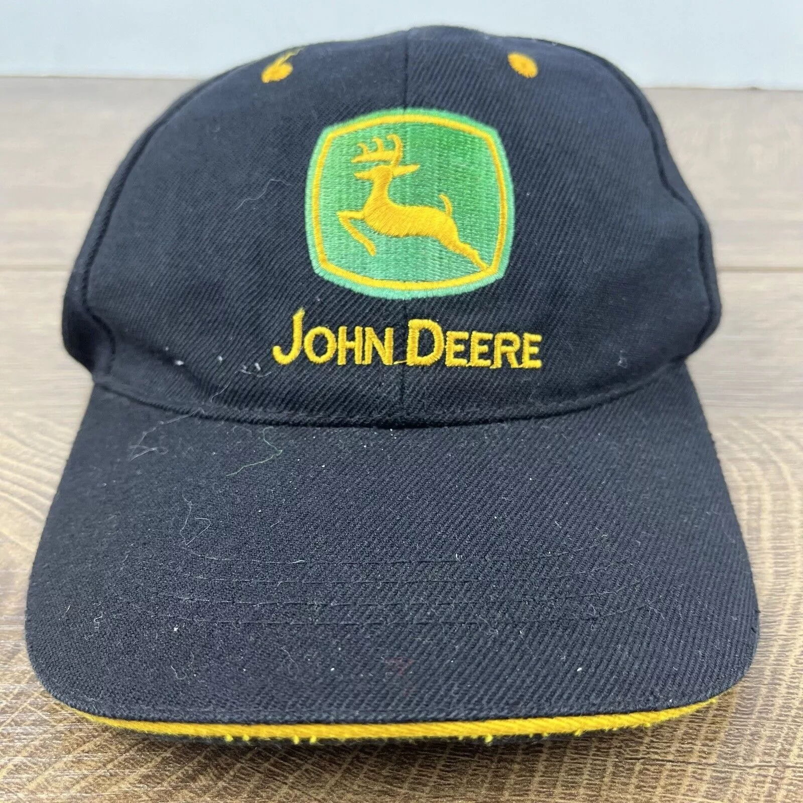 John Deere Hats John Deere Black Hat JD John Deere Black Cap Hat Adjustable