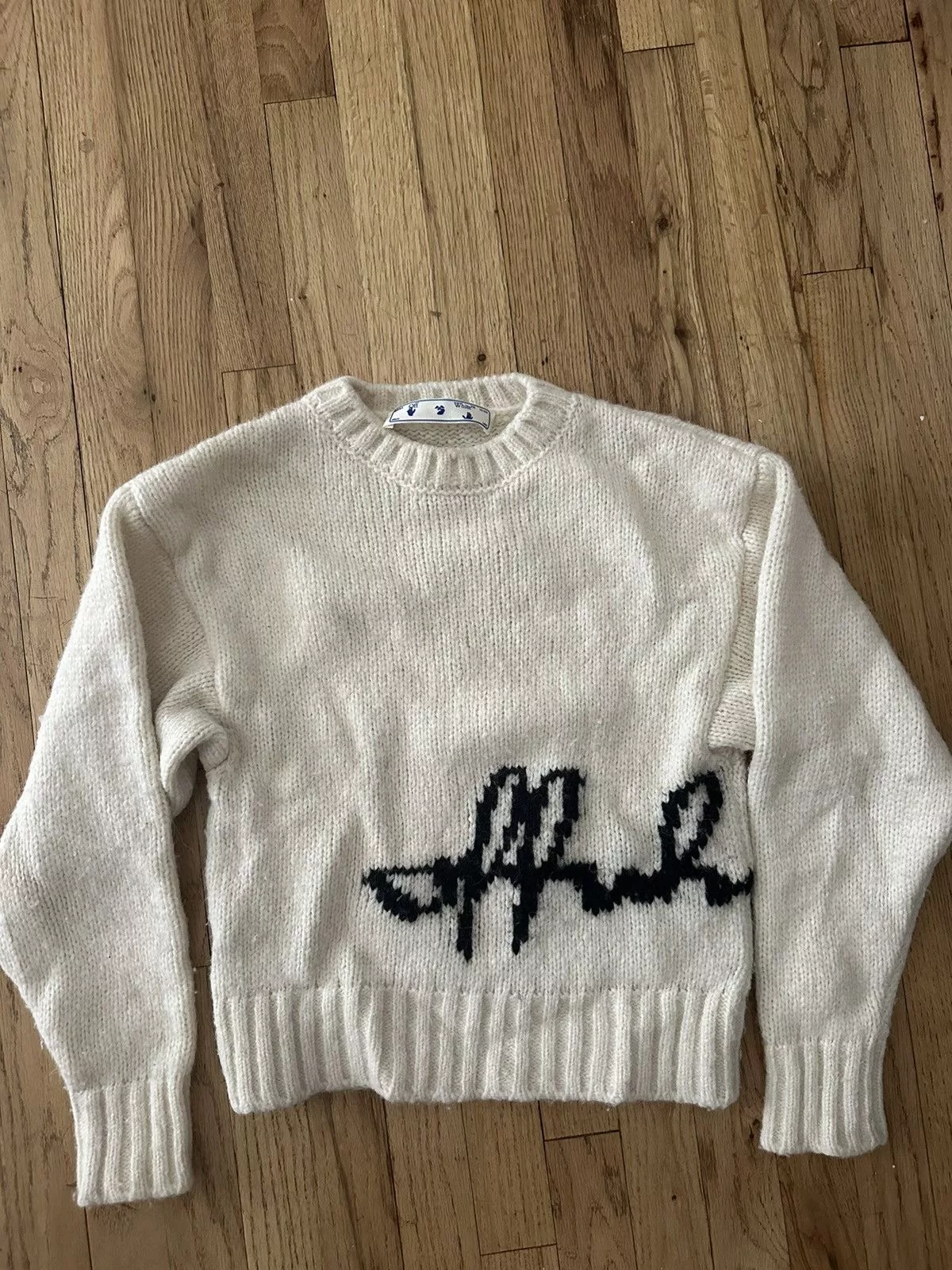 Off-White Sweaters Off-White Off White Knit Sweater