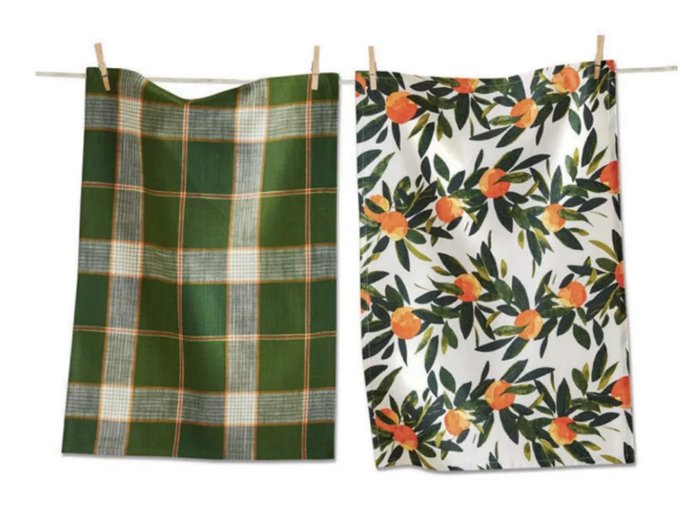 Citrus Grove Dishtowel S/2
