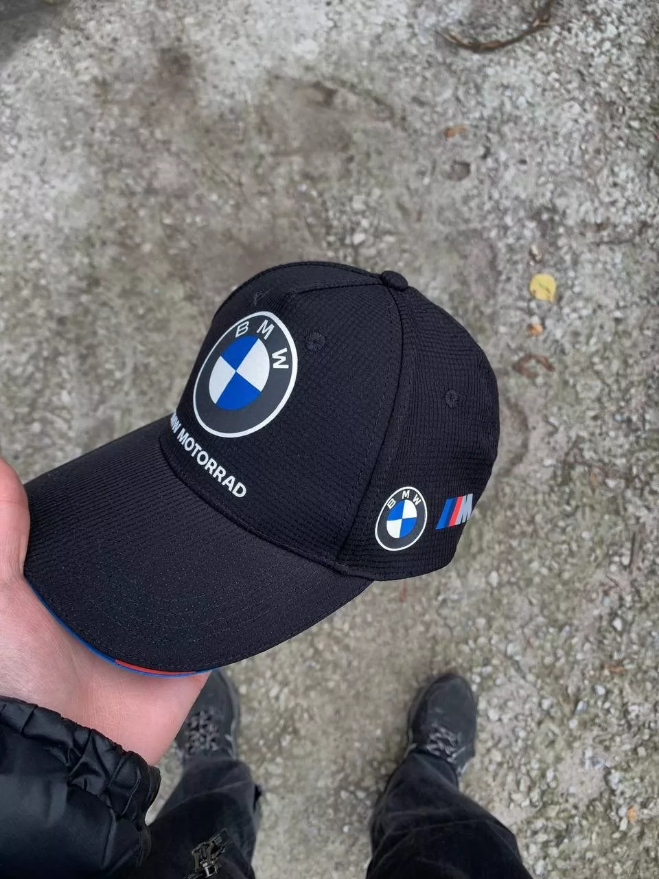 BMW Hats BMW × Vintage VERY RARE BMW CAP MOTORRAD WORLD TEAM HATS RACING Y2K 90s Black Streetwear