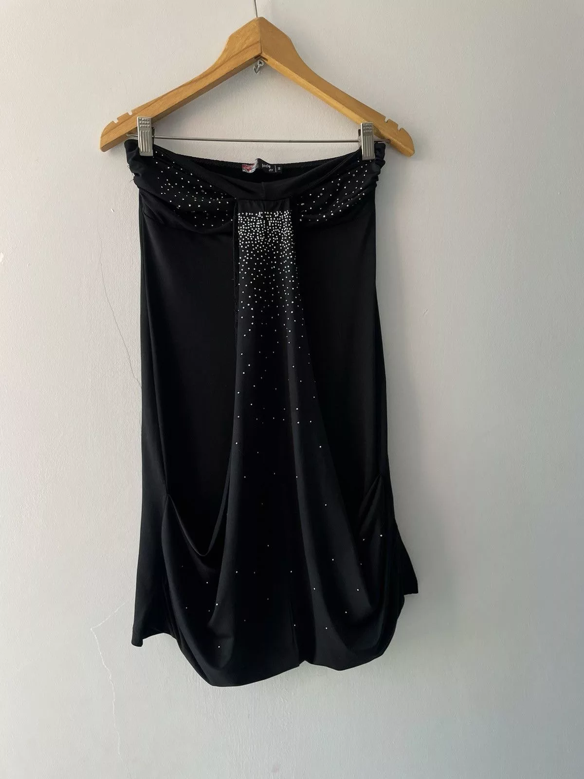 Vintage Mini Dresses Vintage Y2k dress Black