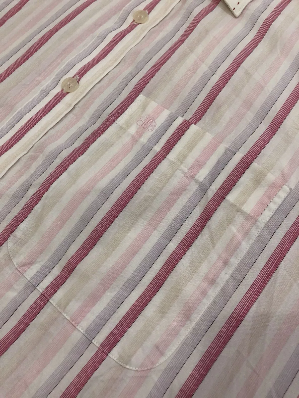 Balenciaga Shirts Button Ups Balenciaga Button Up Shirt Multi