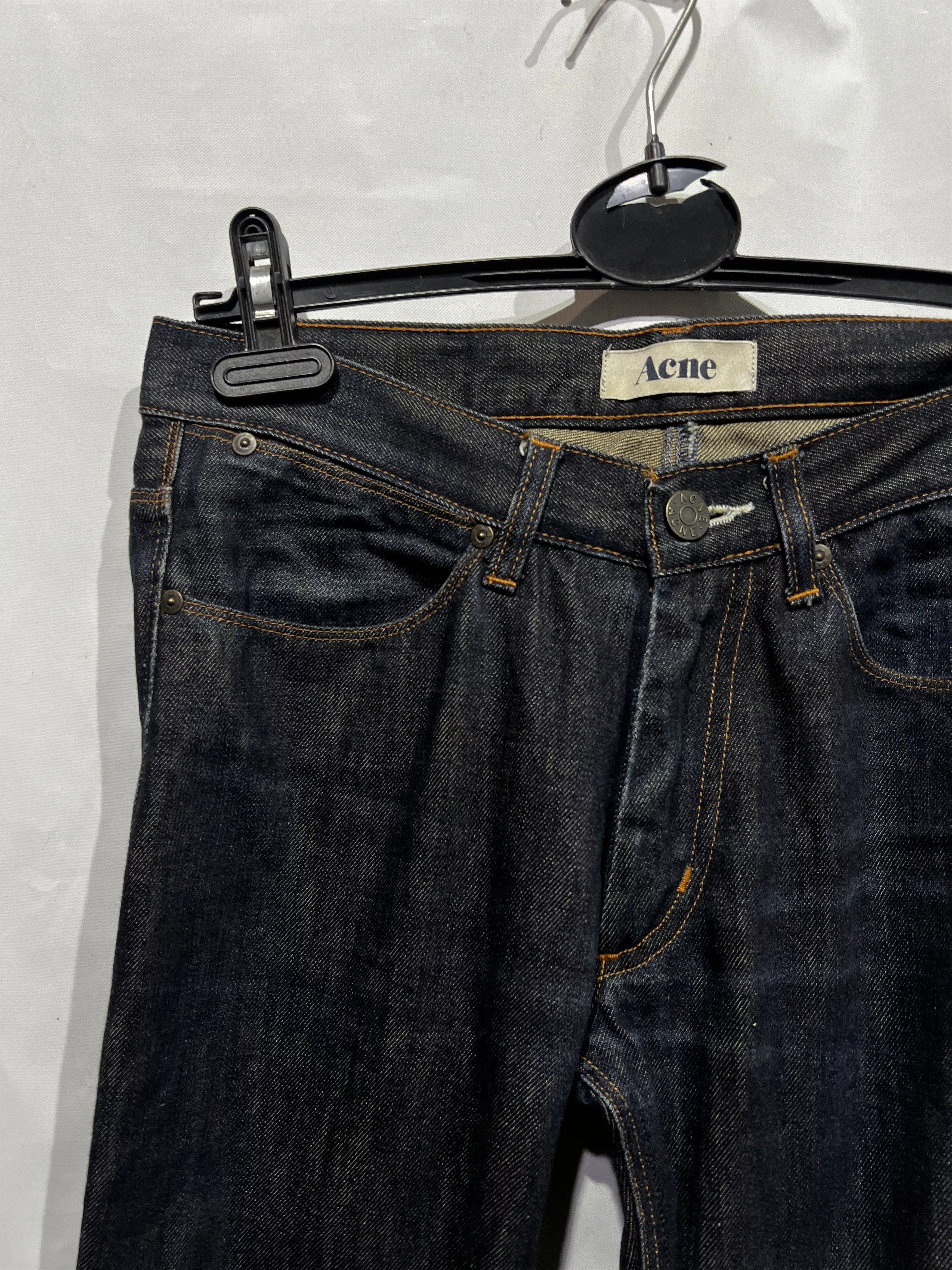 Acne Studios Denim Acne Studios Max Raw Denim Jeans Size 29 Blue