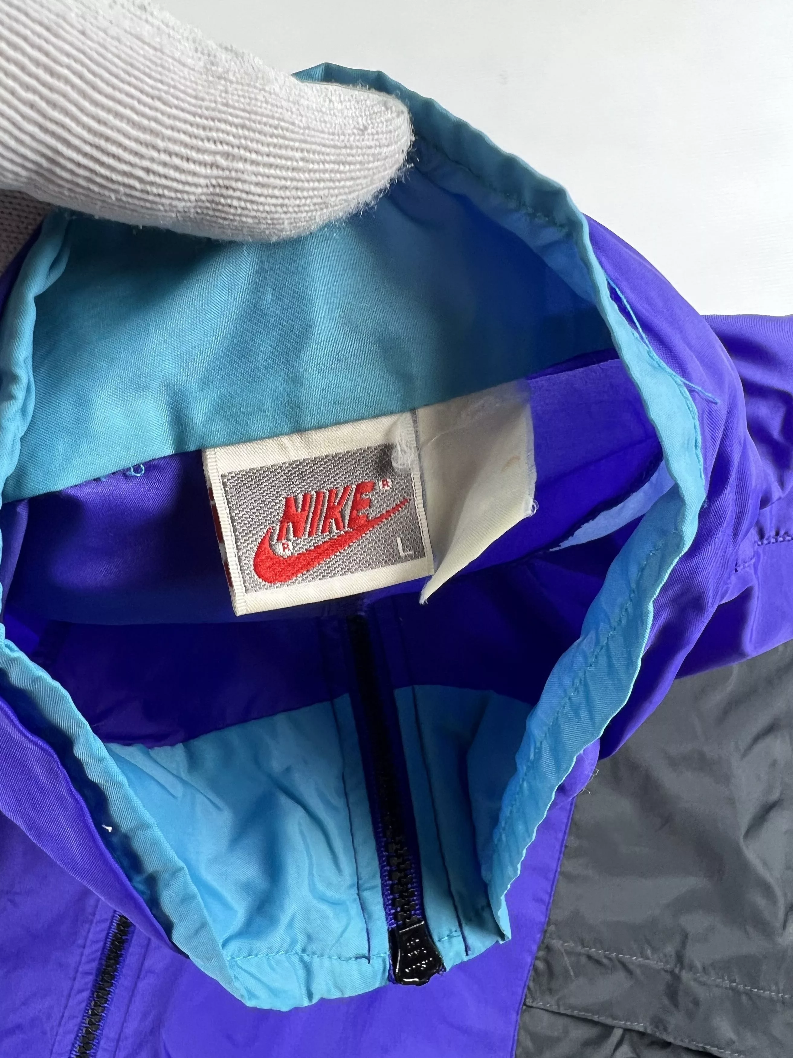 Nike Light Jackets Vintage Nike nylon Track Top Jacket Multi
