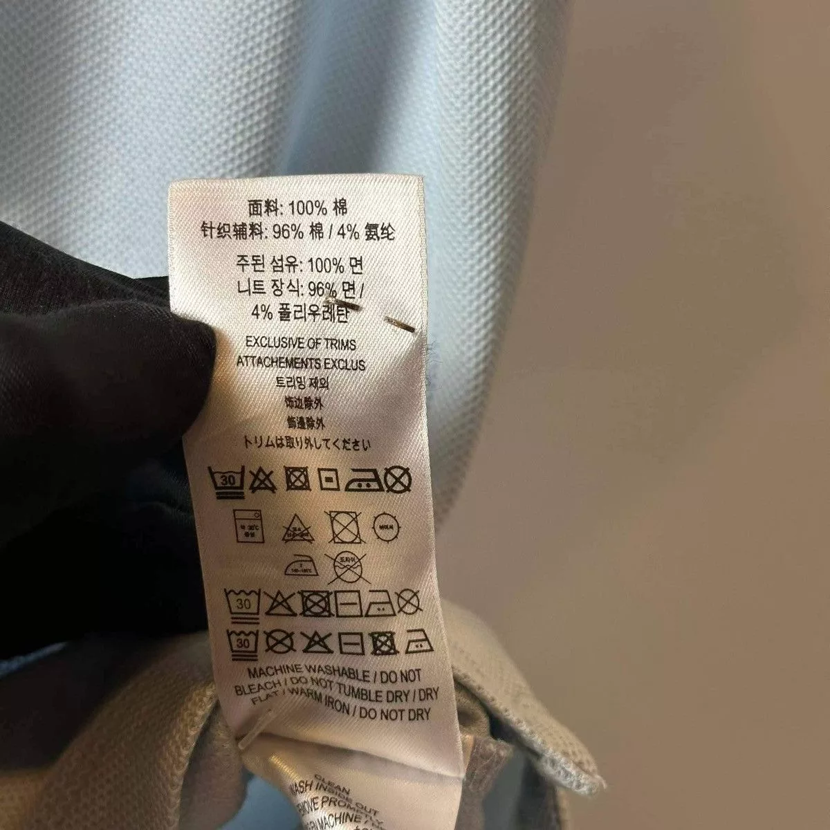 Burberry Polos BURBERRY POLO SHIRT Blue Luxury
