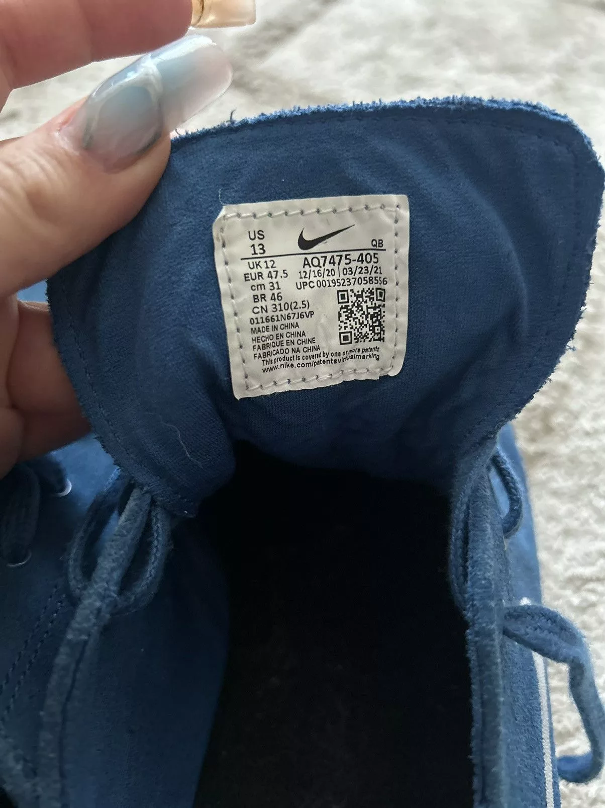 Nike Low Top Sneakers Nike SB Stefan Janoski Blue
