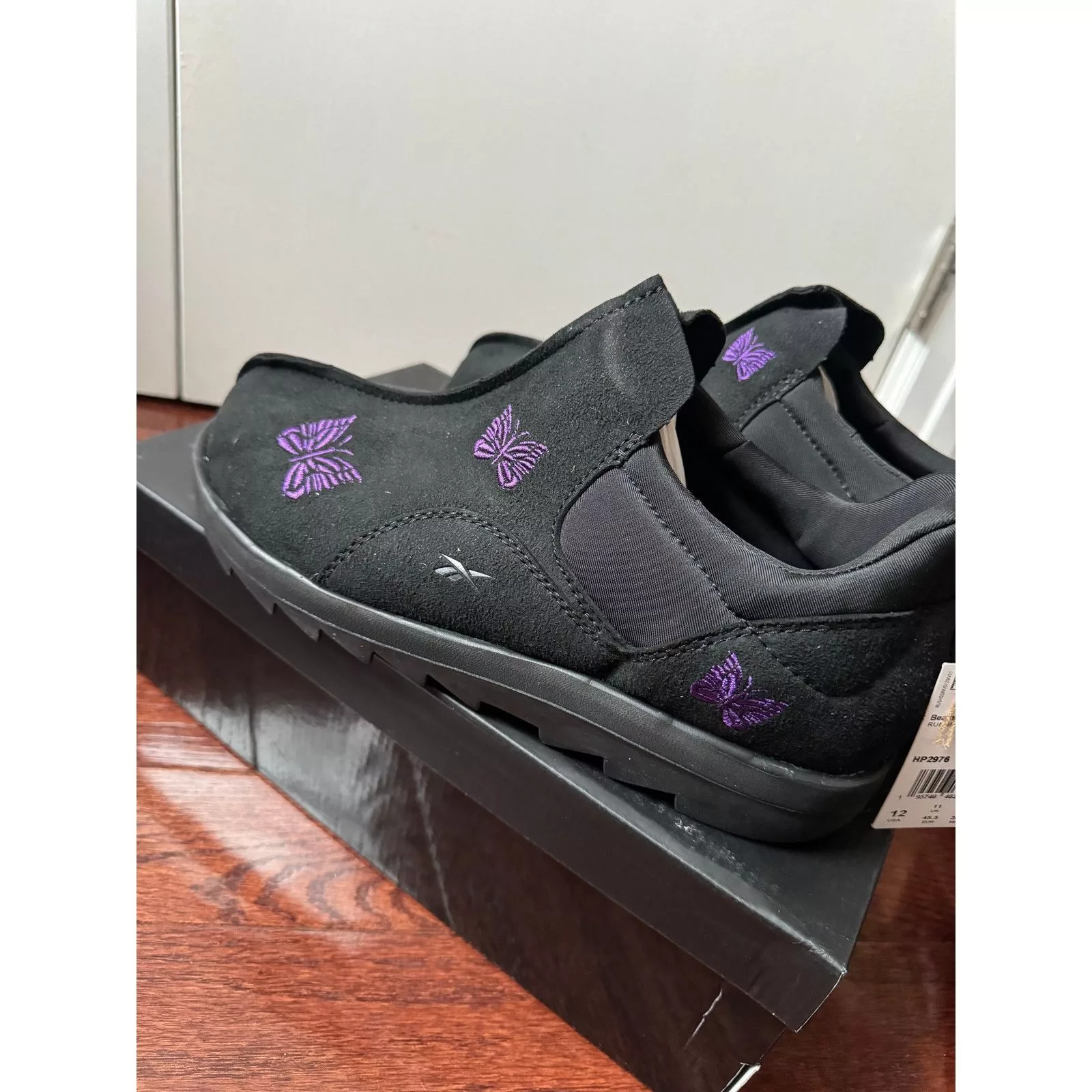 Needles Casual Leather Shoes Needles Beatnik Black