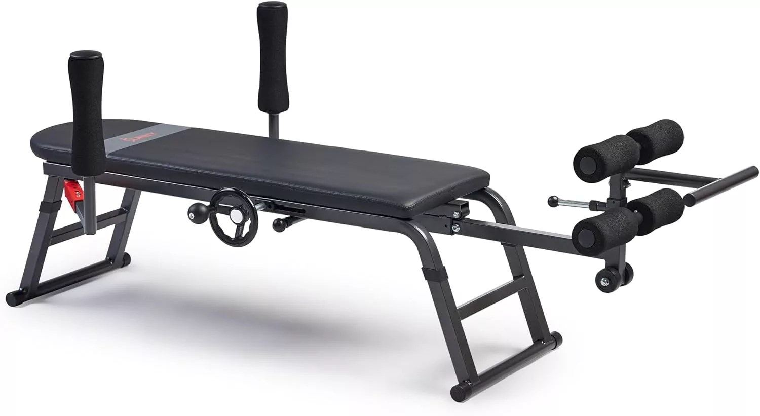 Sunny Health & Fitness Full Body Traction Stretch Machine Lumbar Flexibility Mobility Support