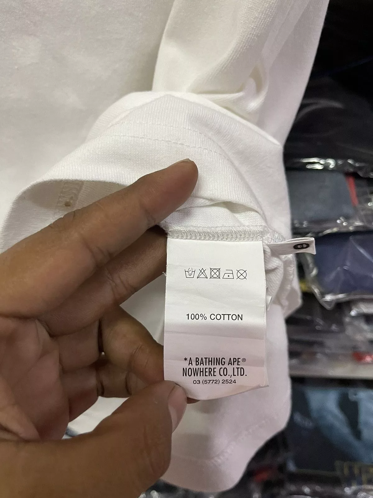 Aape Short Sleeve T Shirts Aape Tee White