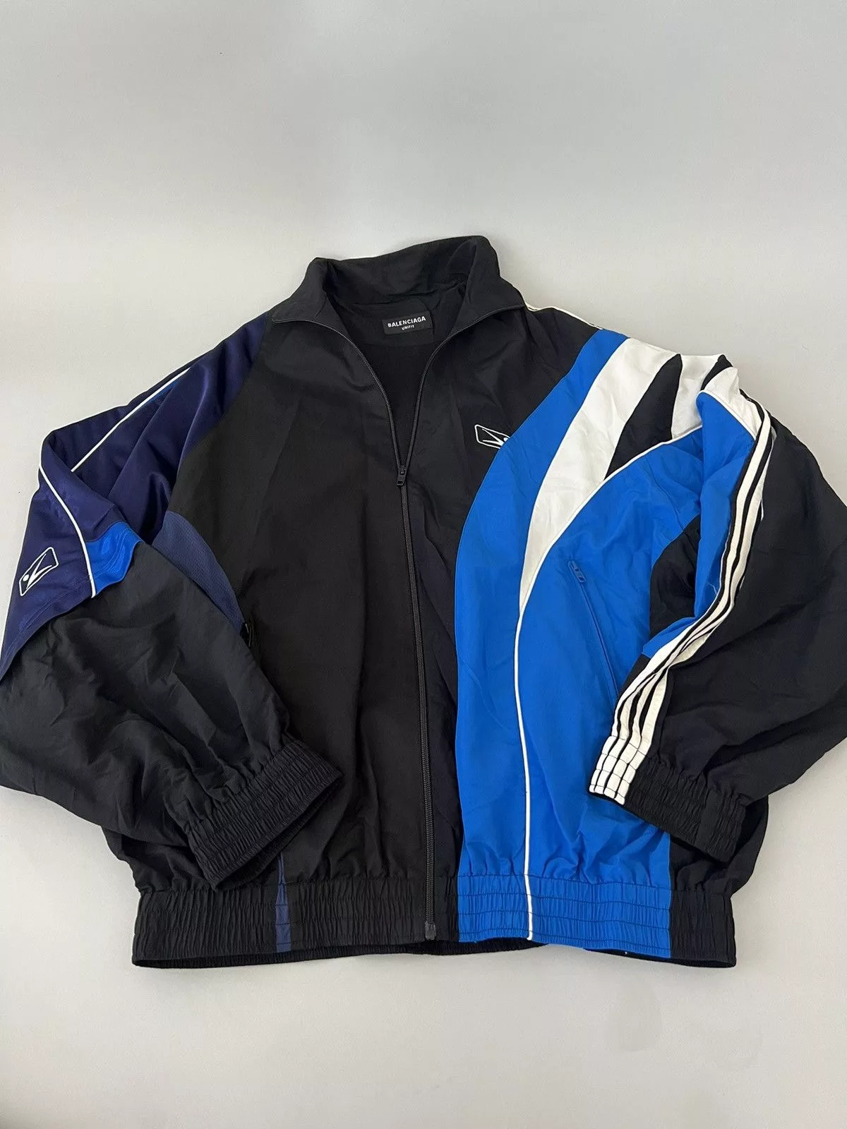 Balenciaga Light Jackets Balenciaga Split Track Suit Jacket Black