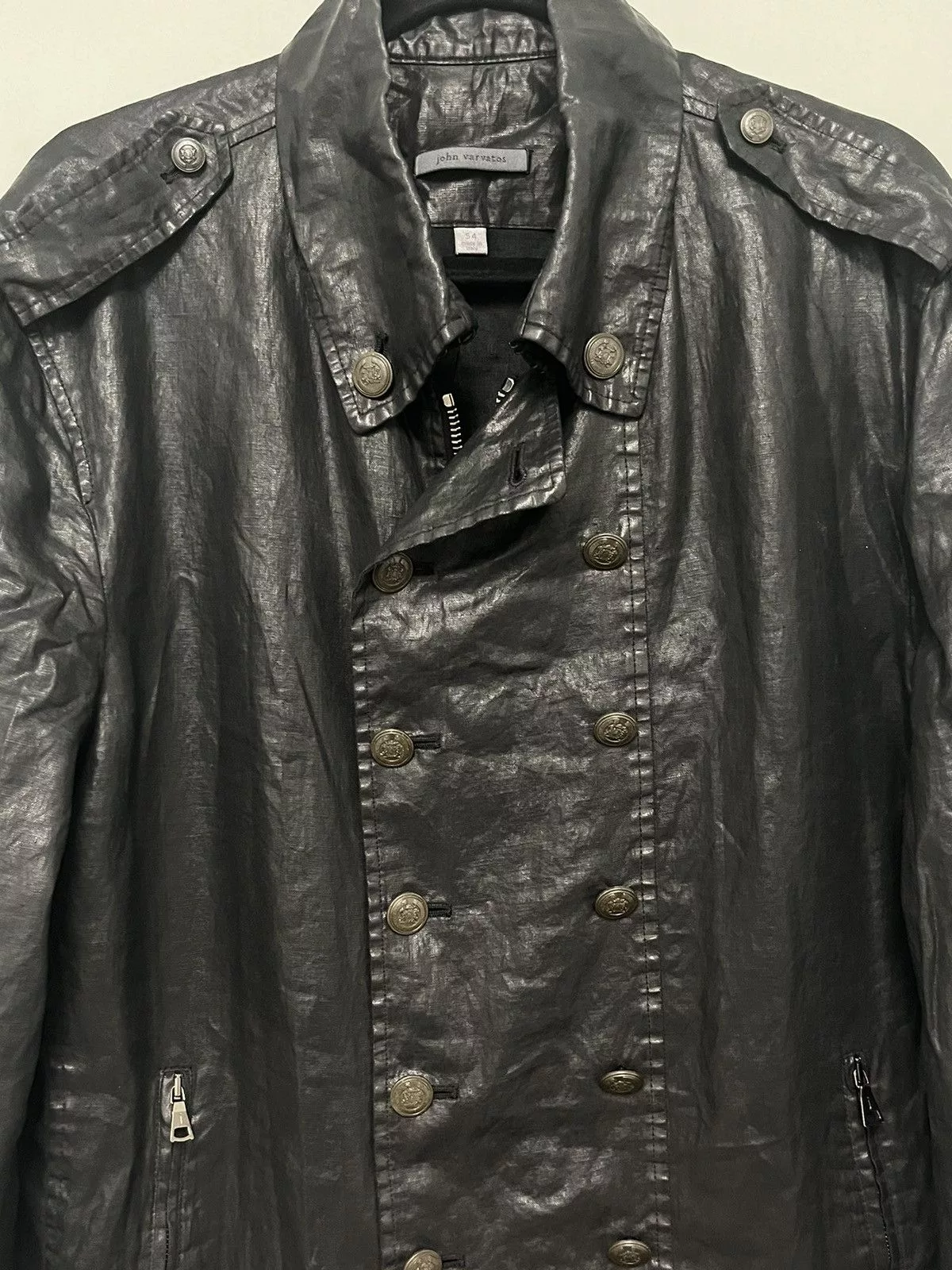 John Varvatos Light Jackets John Varvatos Linen Coat. 54 Black