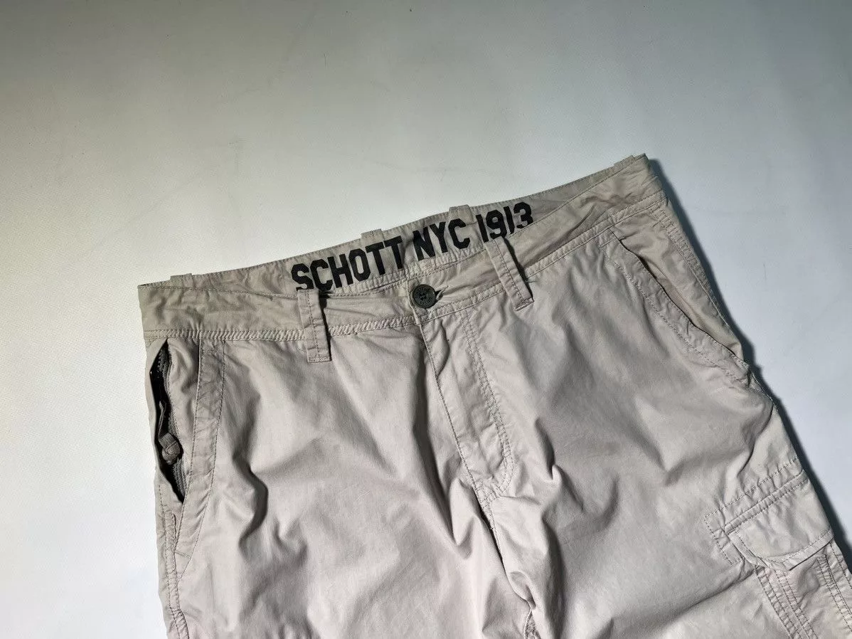 Schott Casual Pants Schott NYC military cargo pant Gray