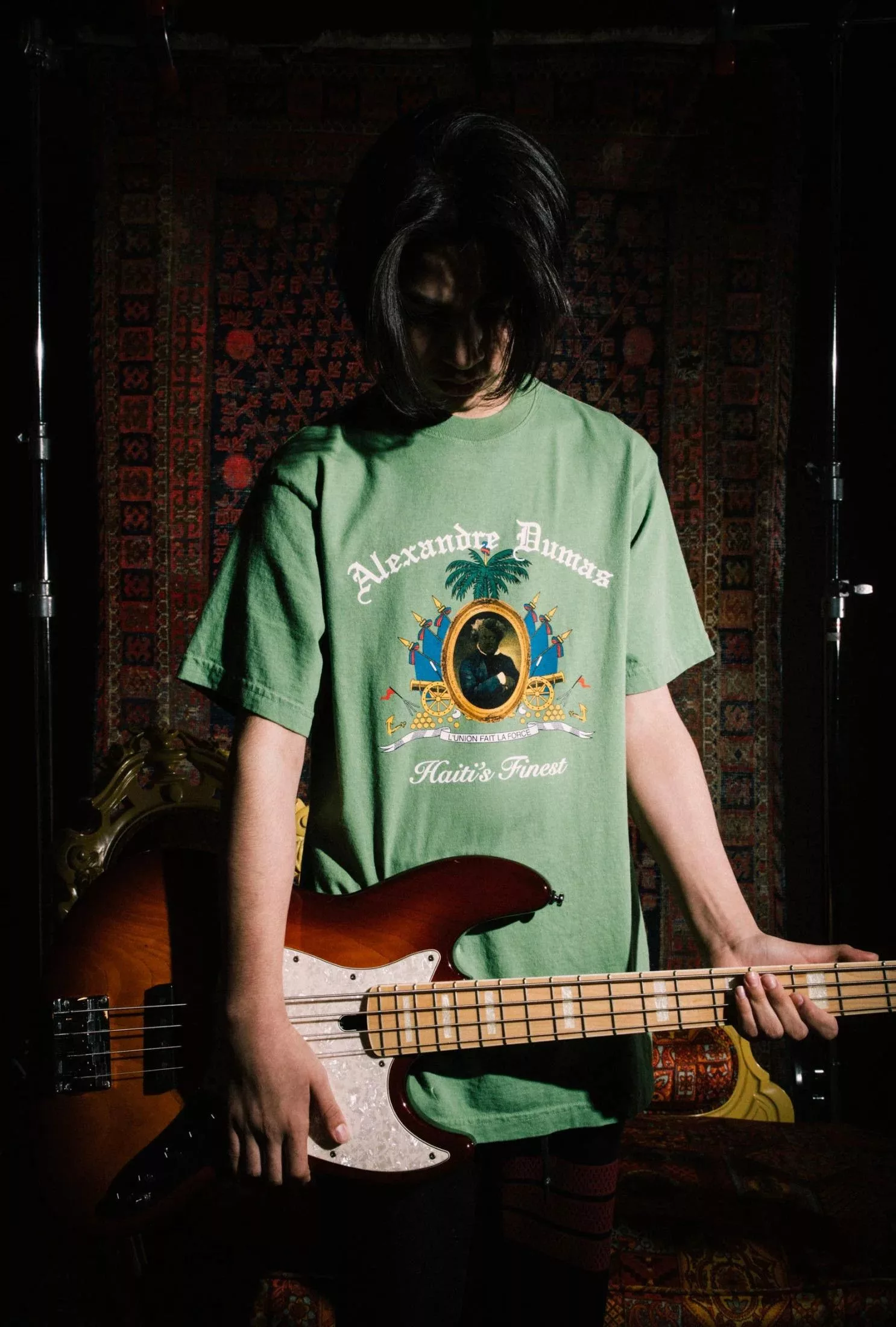 Noah Short Sleeve T Shirts Noah × Union LA Noah x Union 30th Anniversary Alexandre Dumas Tee - Sage Green