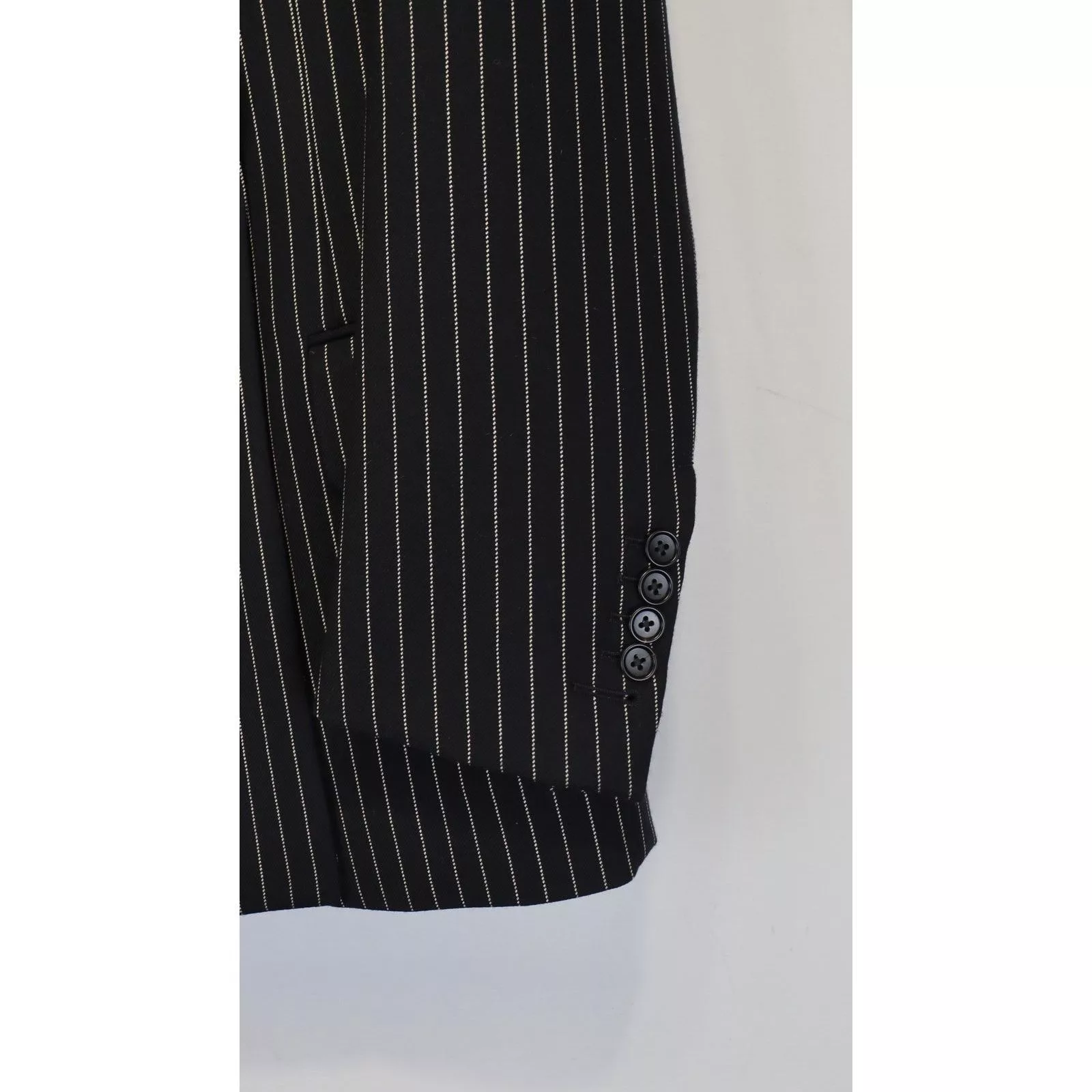 Tom Ford Light Jackets Tom Ford o1rshd1 Cooper Stripe Blazer Jacket in Black/White