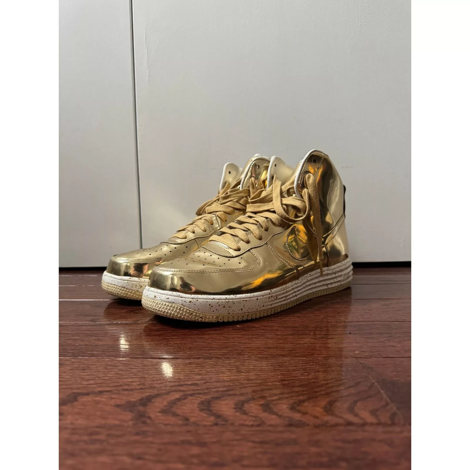 Nike Casual Leather Shoes Nike Lunar Force 1 Hi Sp 'Liquid Gold'