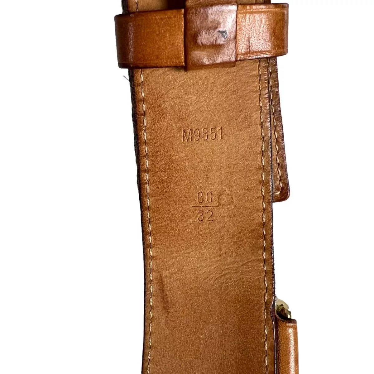 Louis Vuitton Belts Louis Vuitton × Marc Jacobs Louis Vuitton Gradient Denim Monogram Belt Blue
