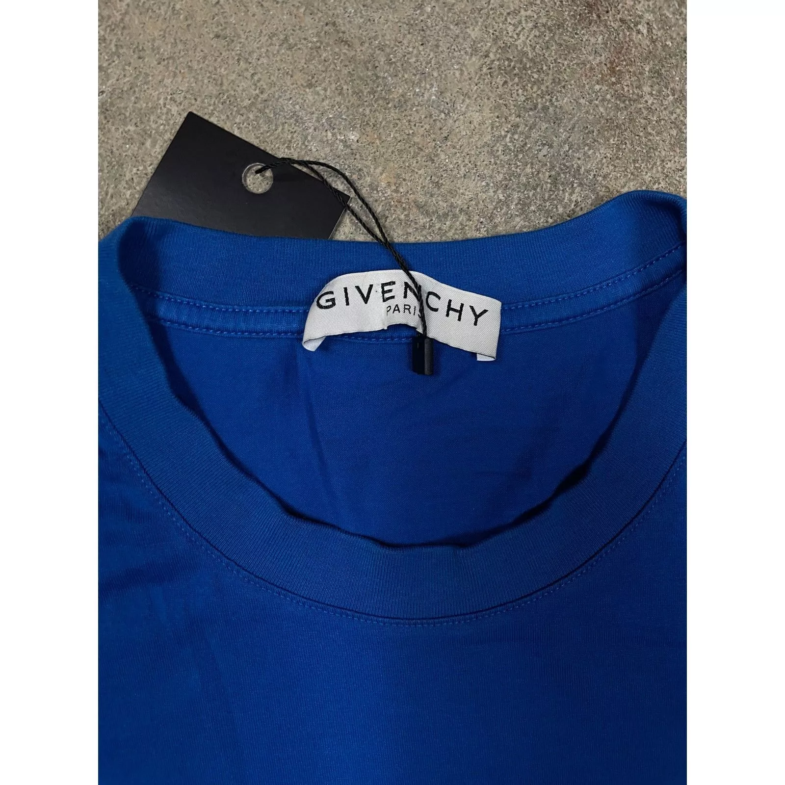 Givenchy Short Sleeve T Shirts Givenchy Paris Tee Blue Small Used
