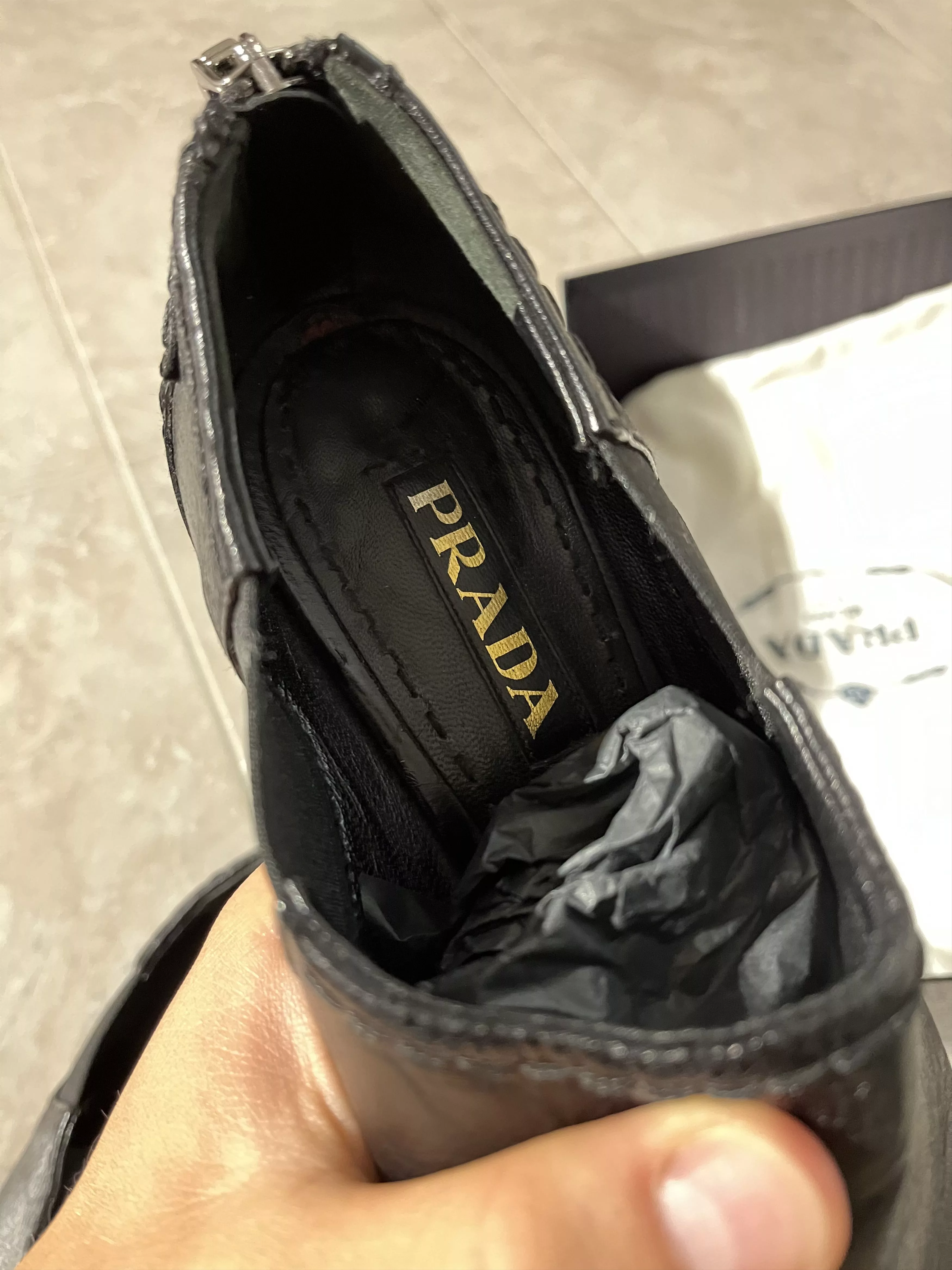 Prada Platforms New Prada Women's Heels with a box Black