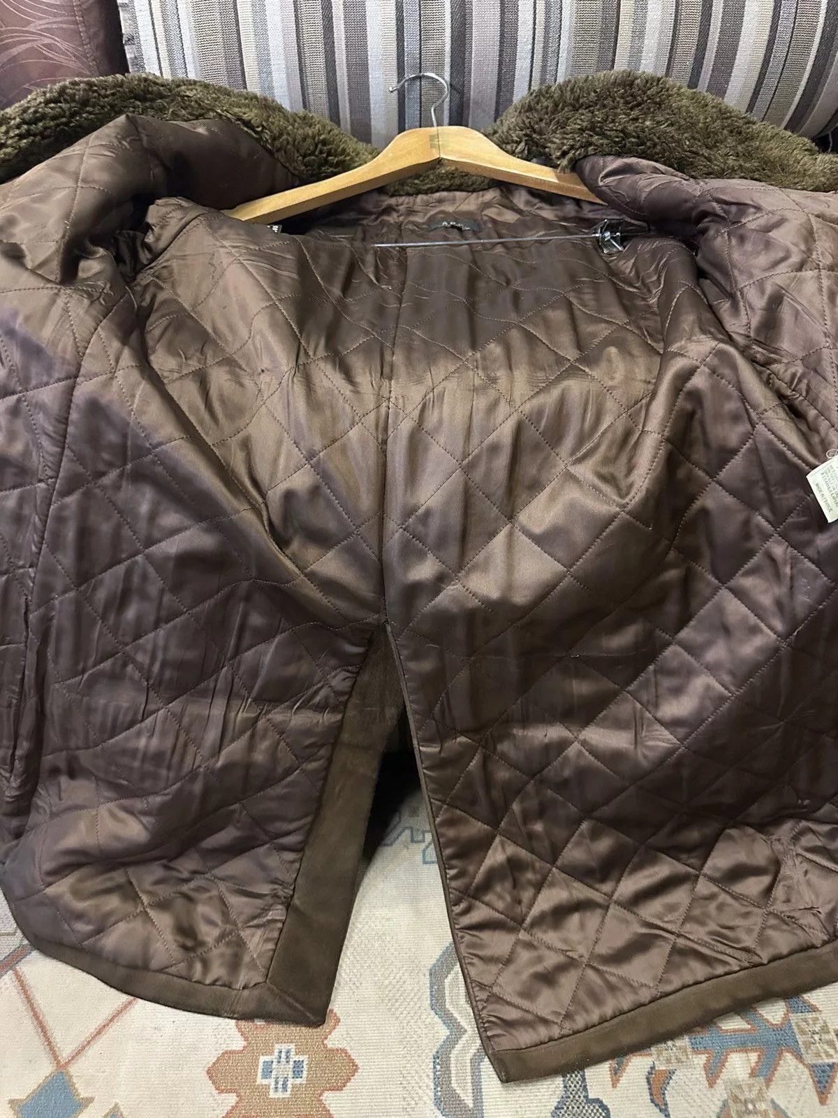 A.P.C. Leather Jackets A.P.C. A.P.C full leather long jacket coat Brown