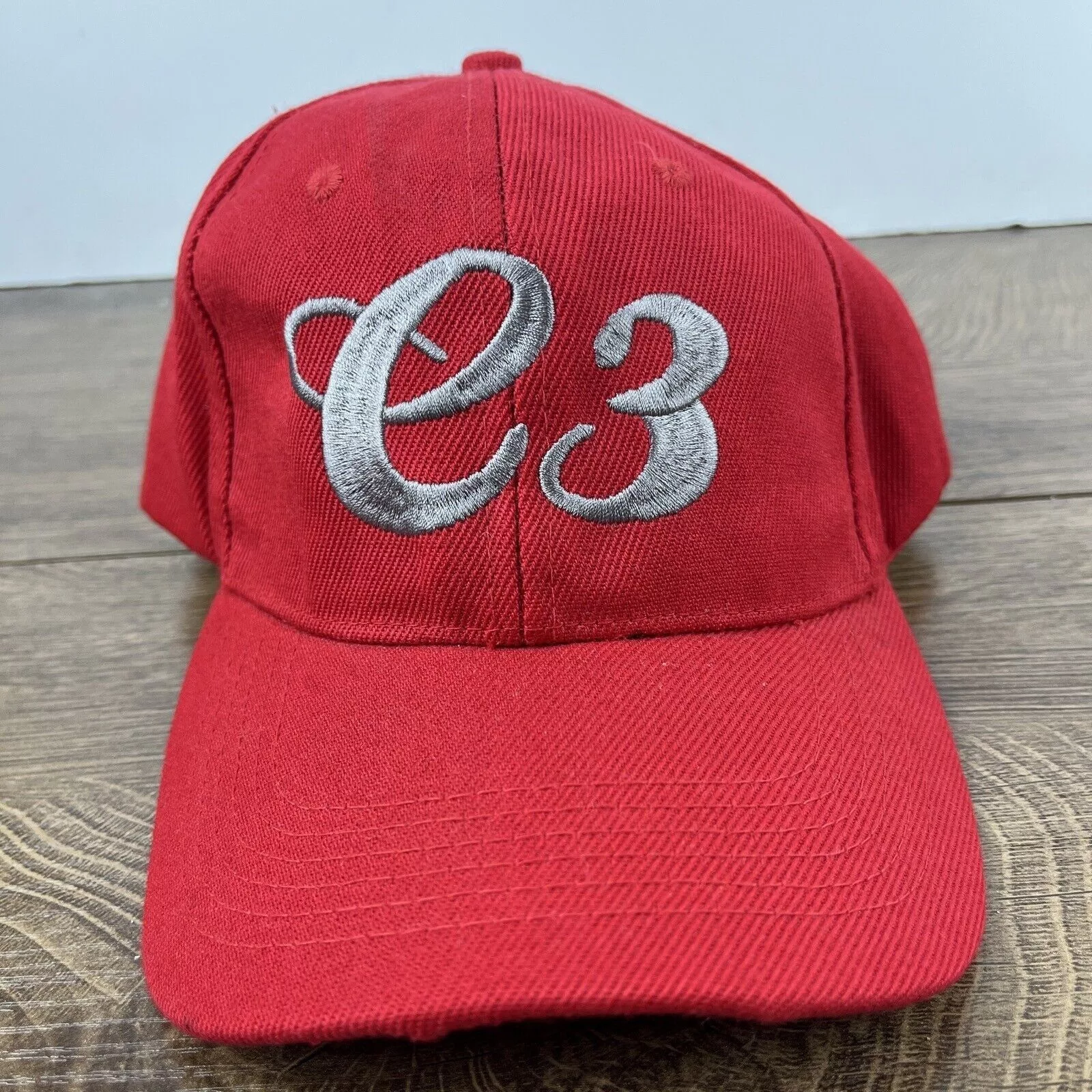 Other Hats Other E3 Hat e3 Hat Red Adjustable Hat Adult Size Hat Red Cap
