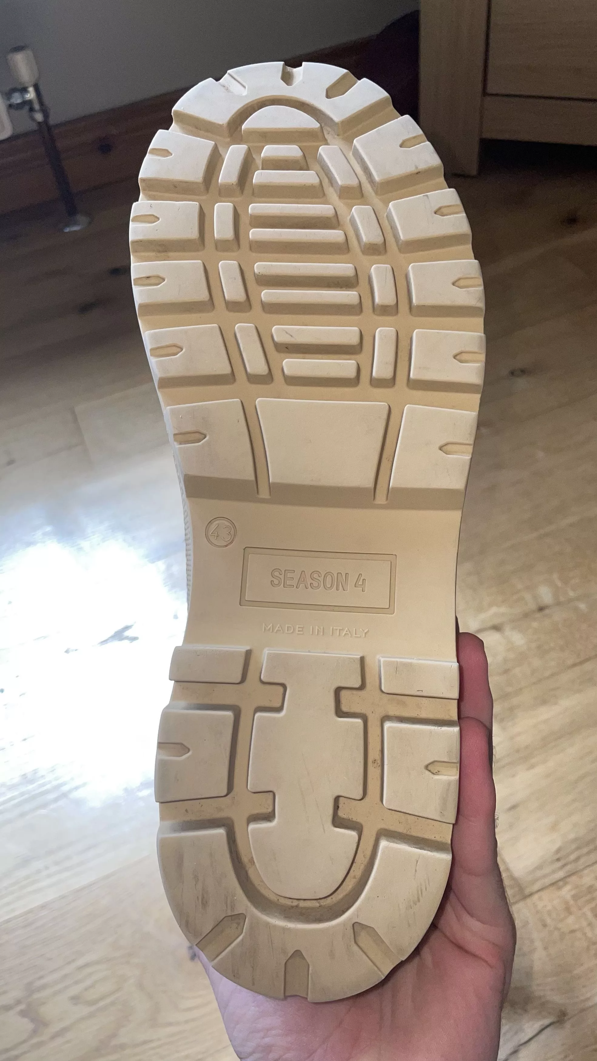 Yeezy Boots Yeezy Season 4 Combat Boots Beige